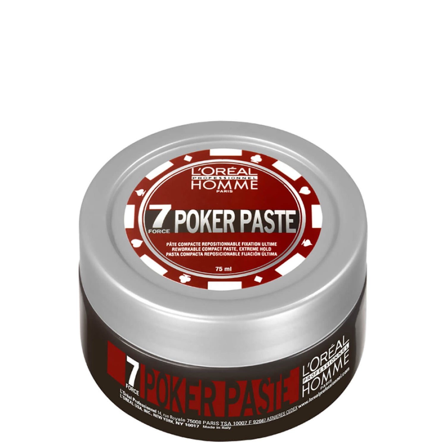 Gel Modelador Homme Poker Paste da L'Oreal Professional (75 ml)
