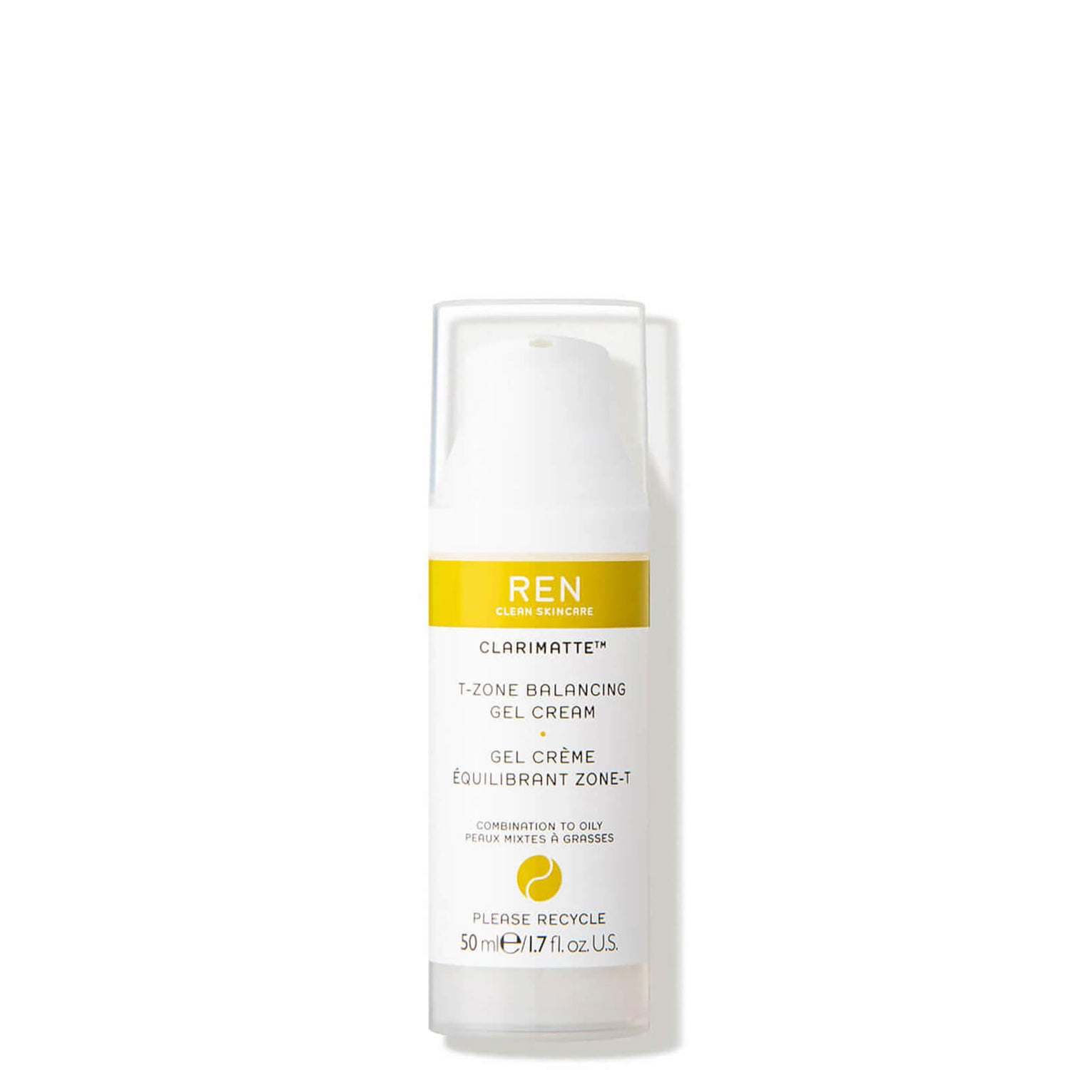 REN Clean Skincare Clarimatte T-Zone Balancing Gel-Cream (1.7 fl. oz.)