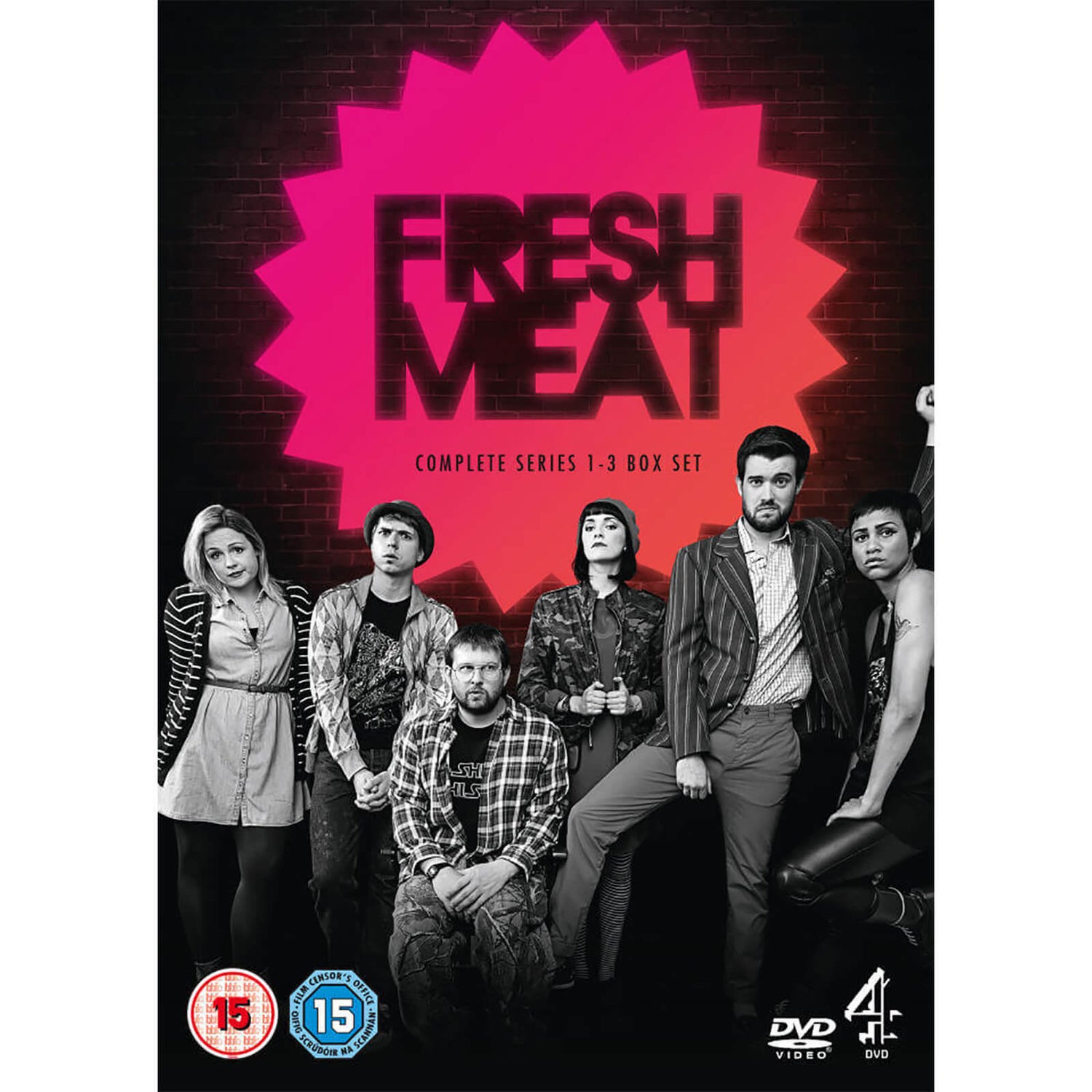Fresh Meat Series 1-3 DVD Zavvi UK