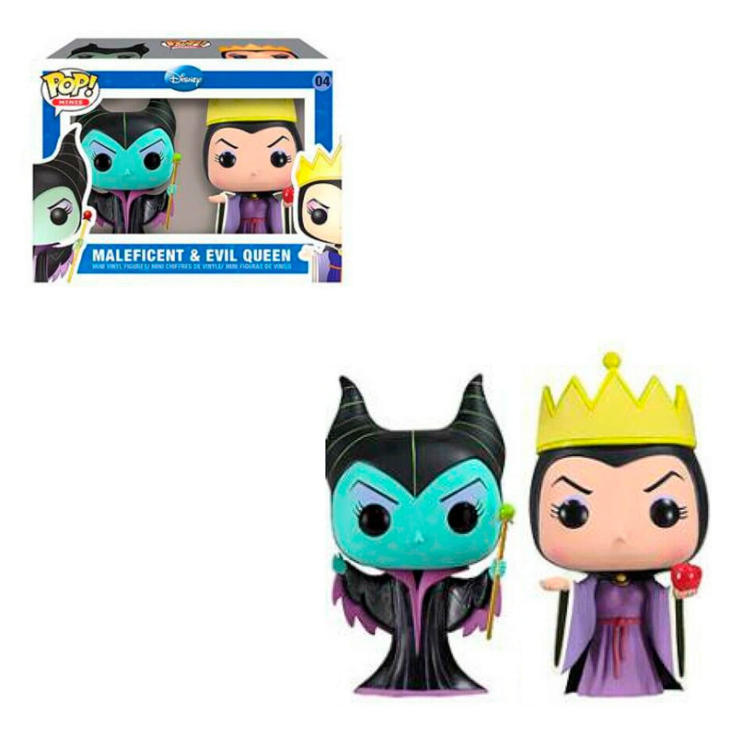 Disney Maleficent & Evil Queen Mini Pop! Vinyl Figure 2-Pack