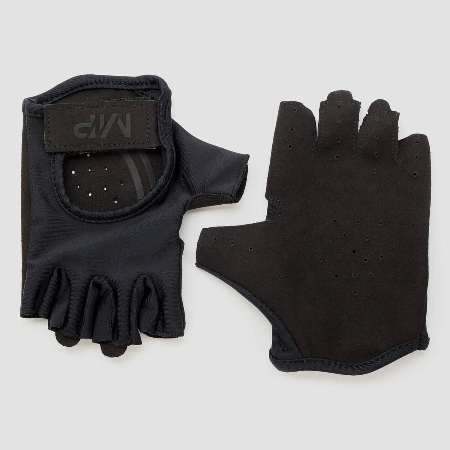 Męskie rękawiczki do podnoszenia ciężarów MP – czarne - M