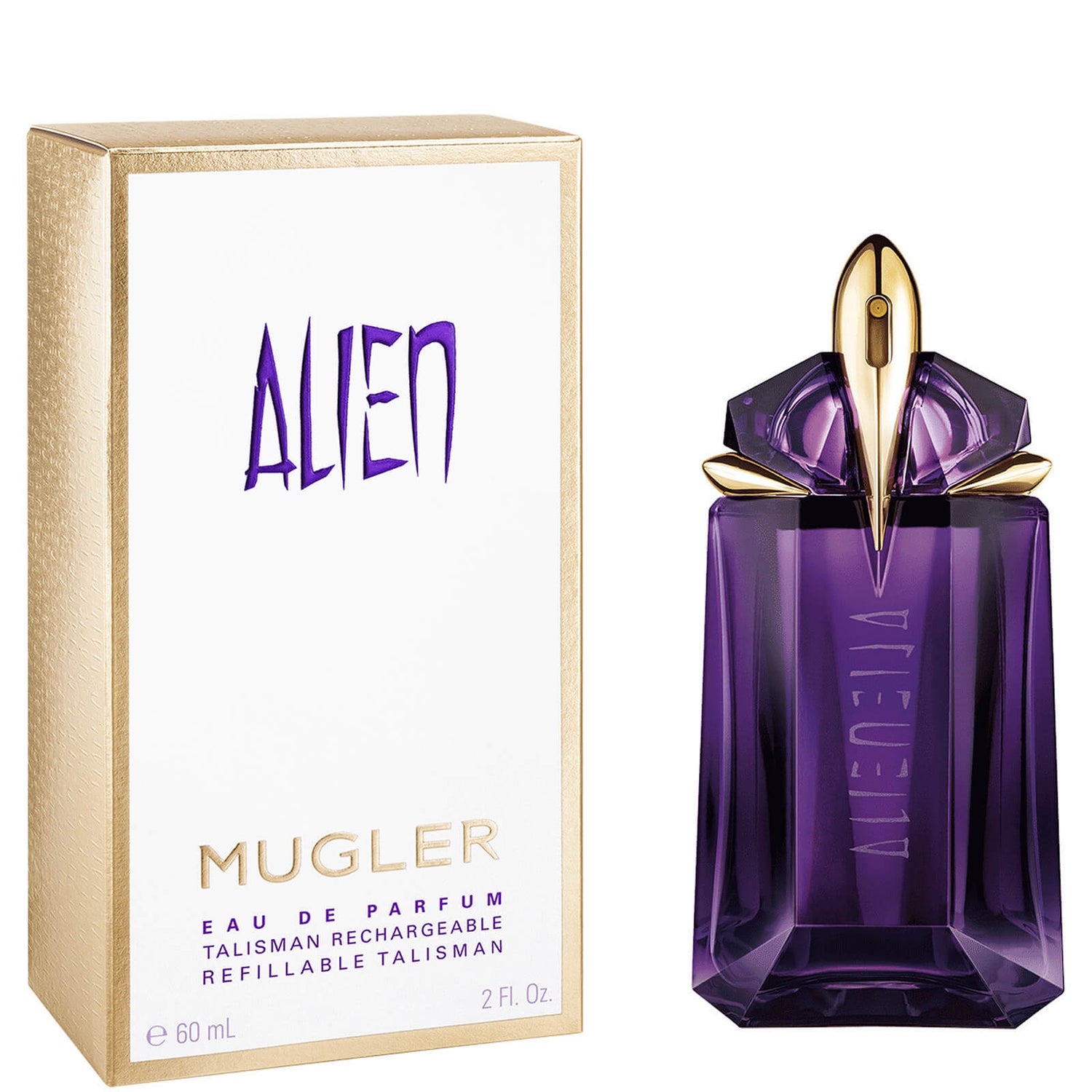 MUGLER Alien Eau de Parfum Natural Spray Refilável - 60ml