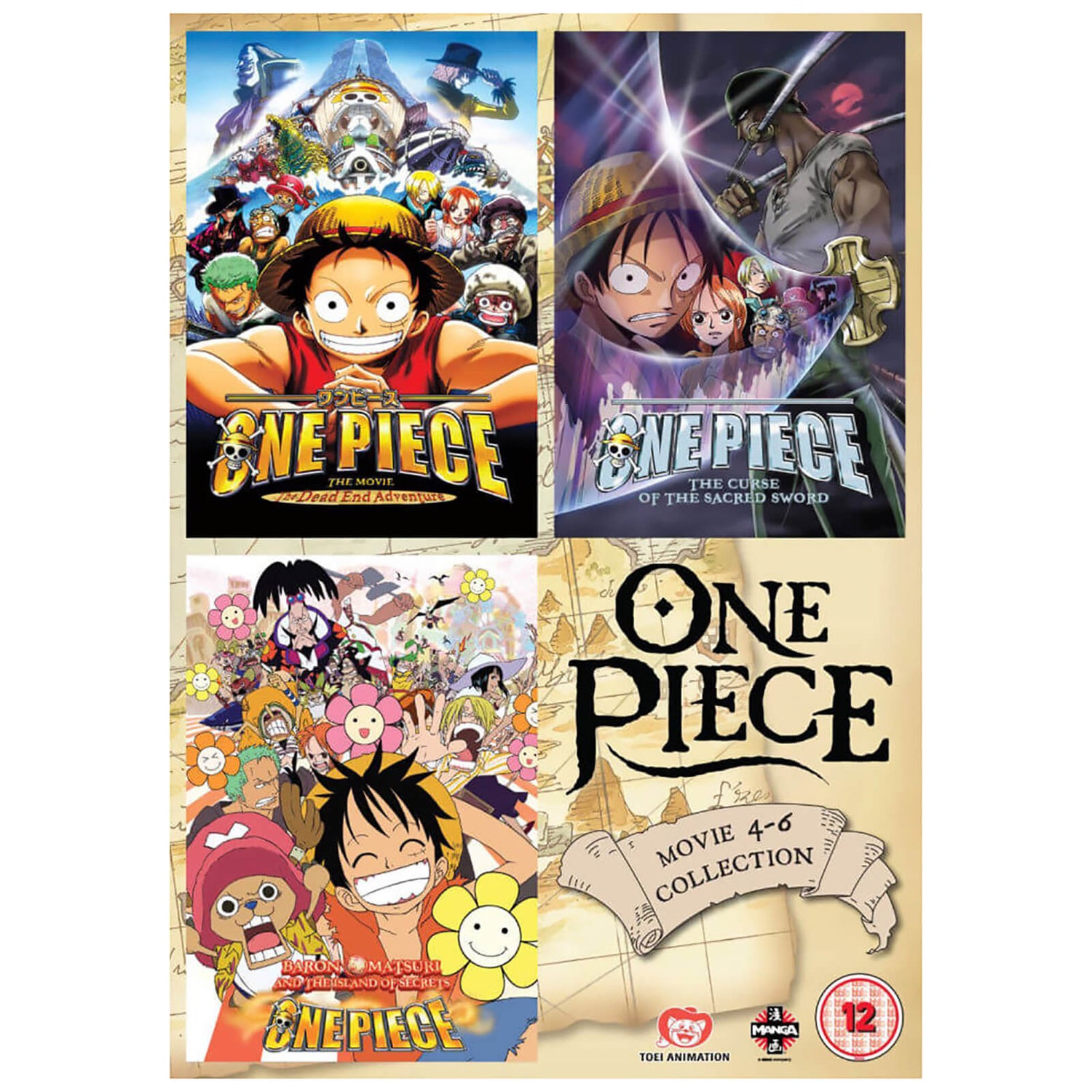 One Piece Movie - Collection 2 (Contains Films 4-6)