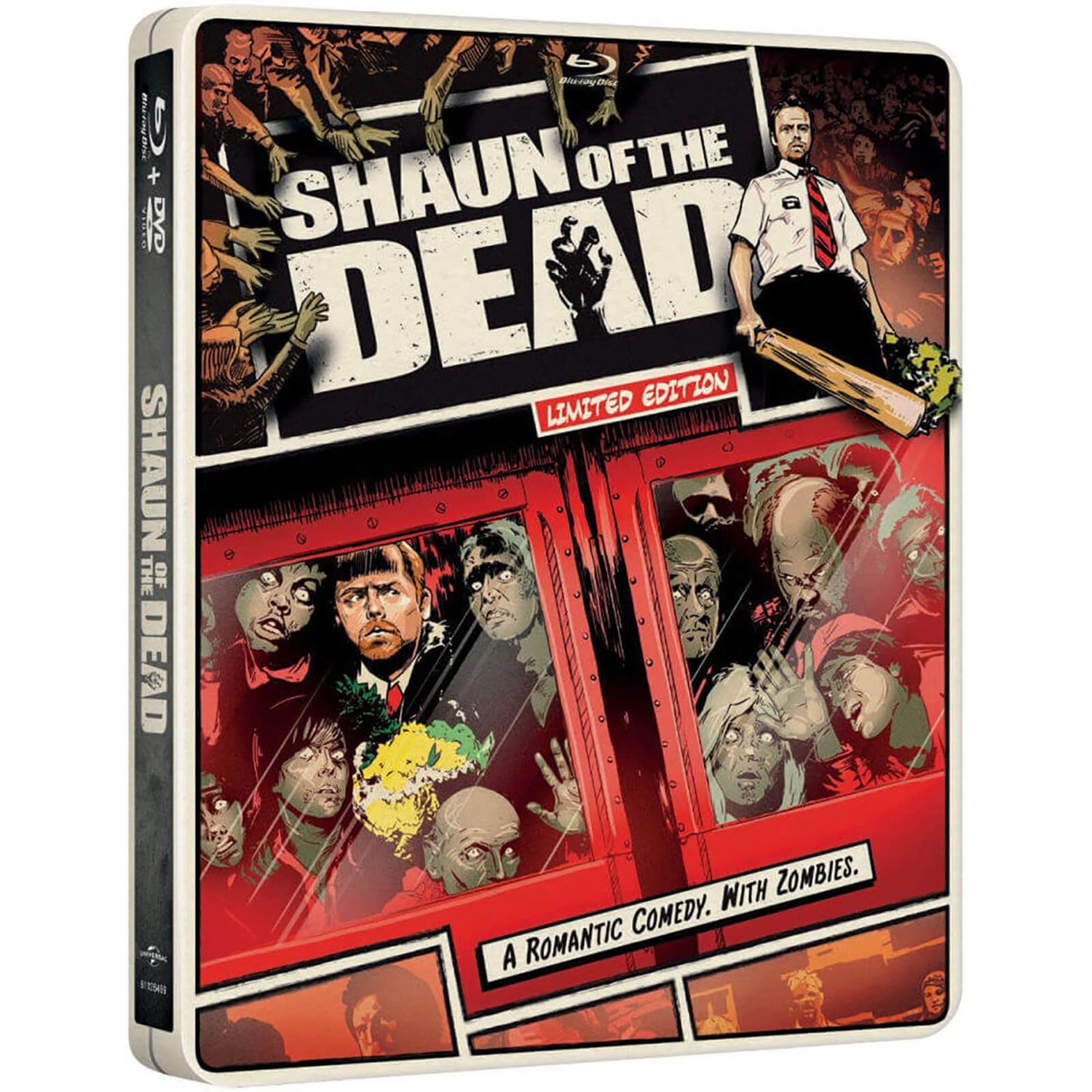 Shaun of The Dead Import Limited Edition Steelbook (Region