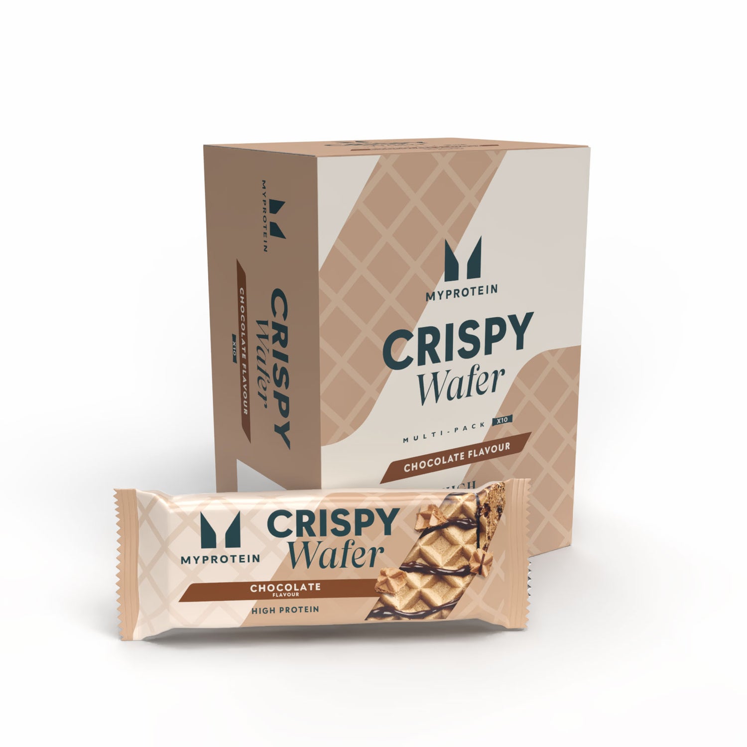 Crispy Protein Wafer - 10Szeletek - Csokoládé