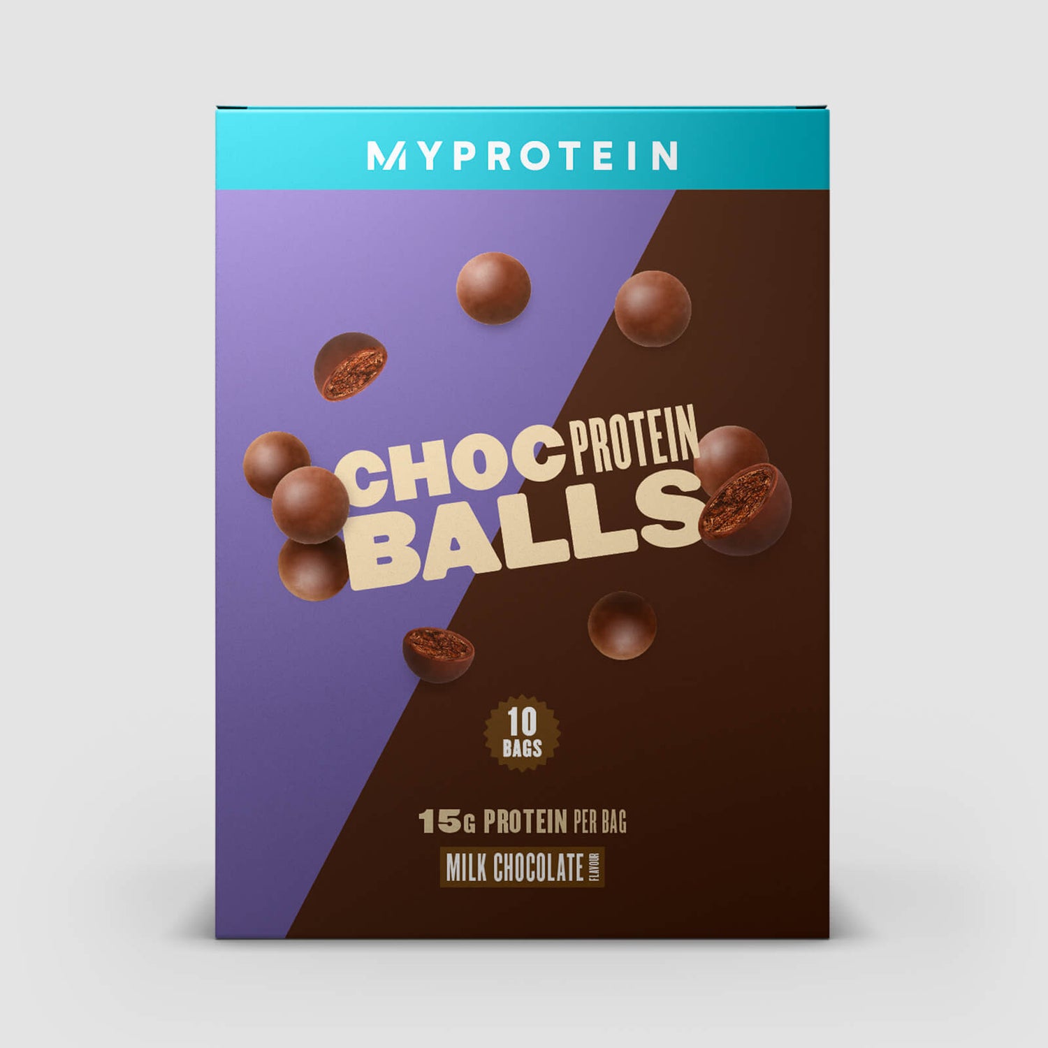 Šokoladiniai baltyminiai rutuliukai „Choc Protein Balls“ - 10 x 35g - Šokolado