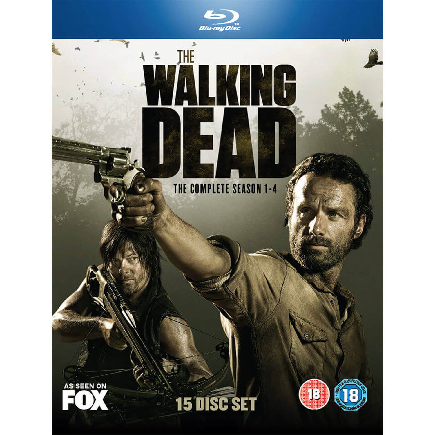 The Walking Dead - Season 1-4 Blu-ray - Zavvi UK