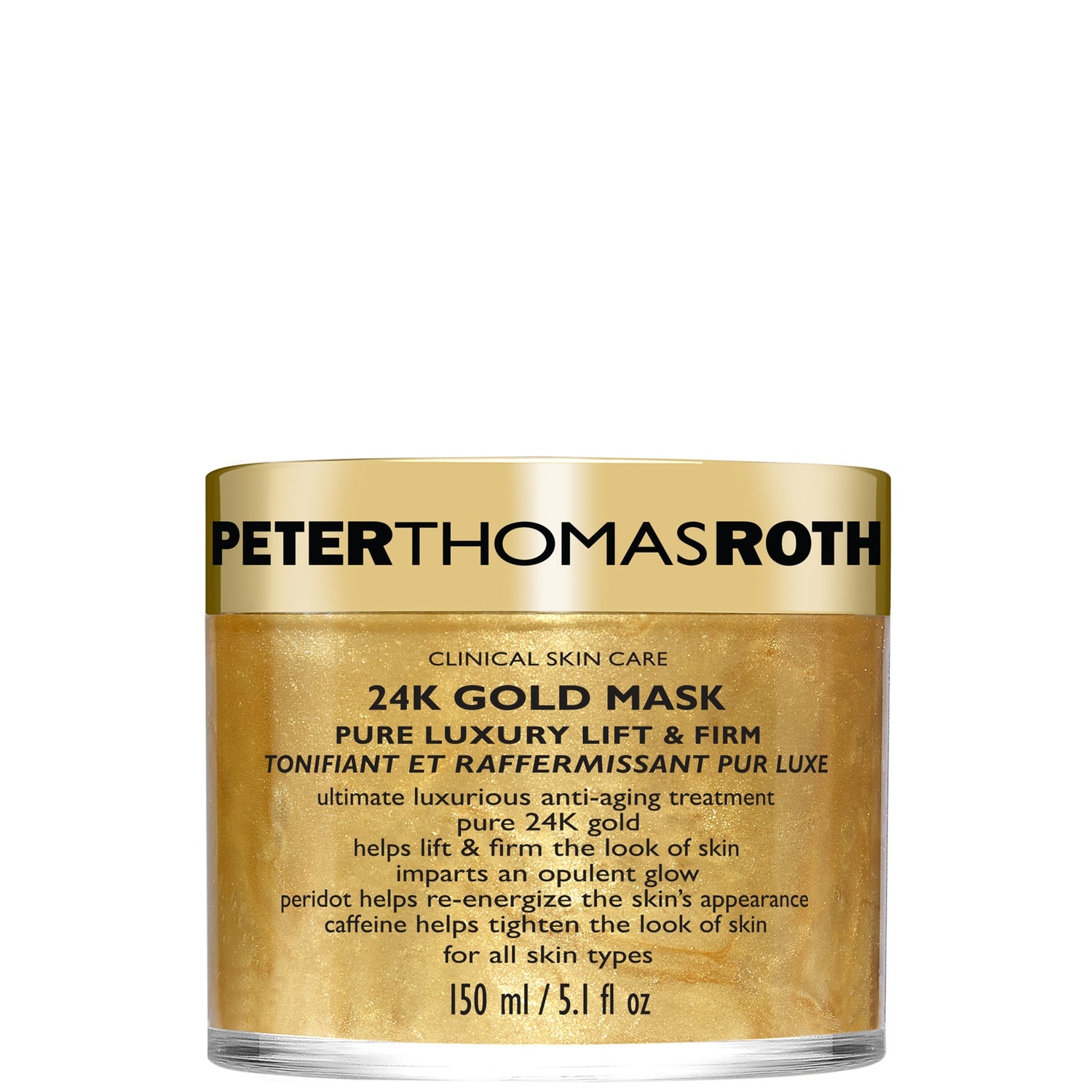 Máscara de Ouro de 24K da Peter Thomas Roth