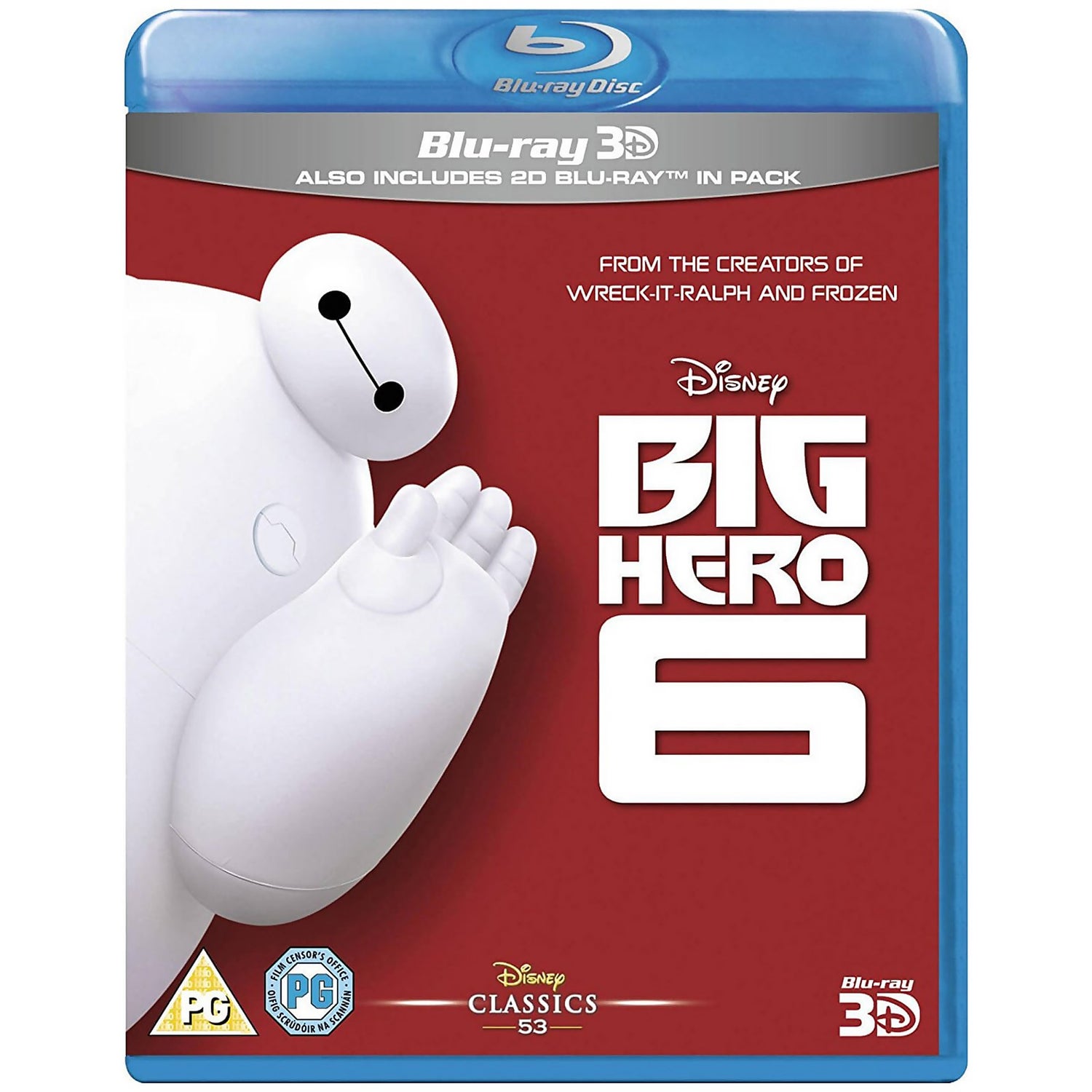 Big Hero 3D (Includes 2D Version) Blu-ray Zavvi UK - Main Image