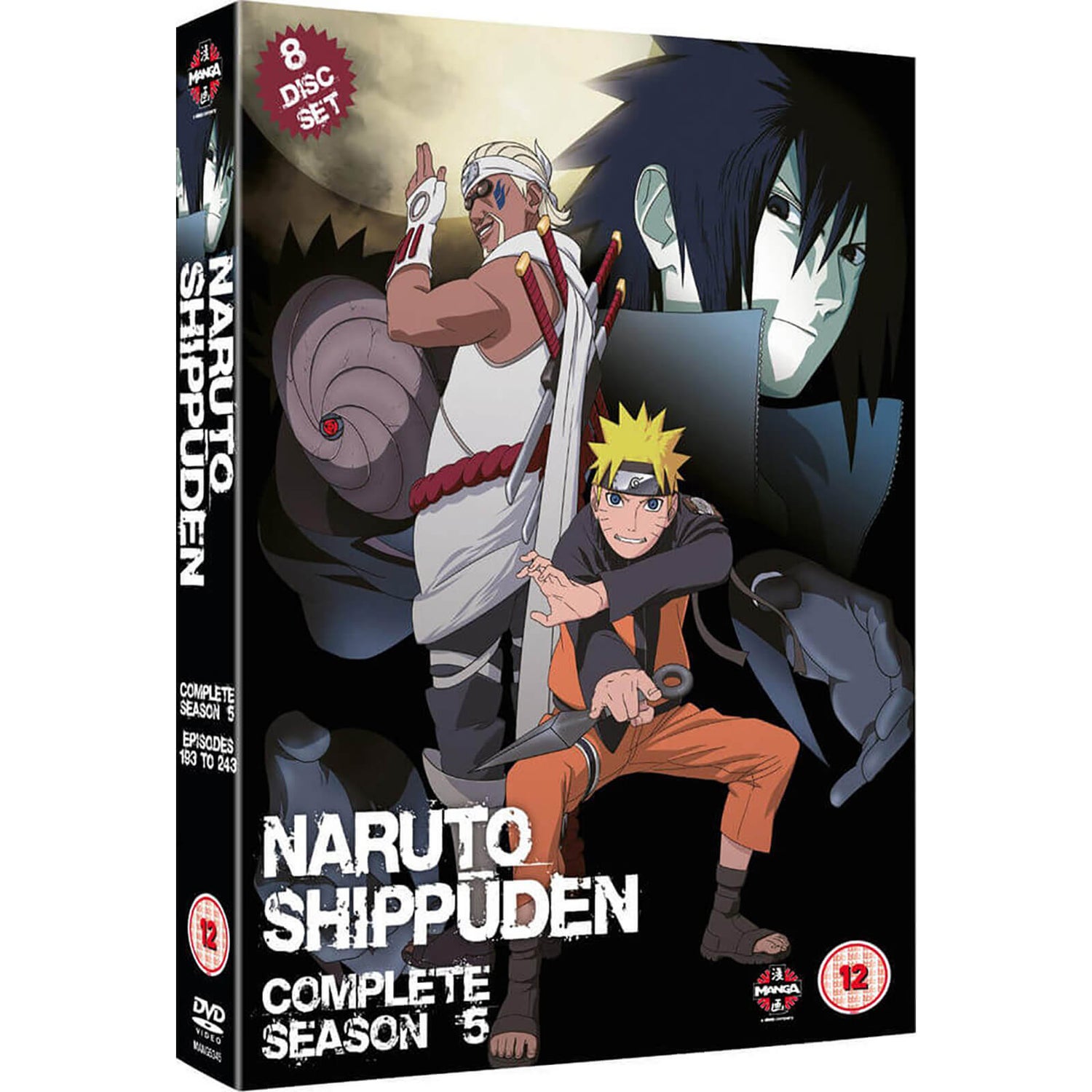 Box Naruto Shippuden 2ª Temporada – 5 Dvd's – Bazani House Geek Store