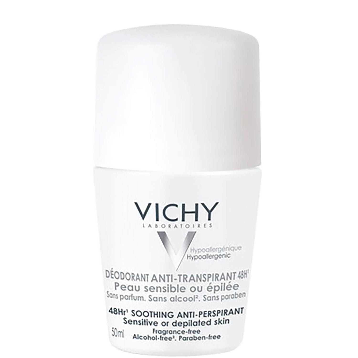 Vichy Deodorant 48Hour Sensitive Skin Anti-Perspirant Roll On 50ml.