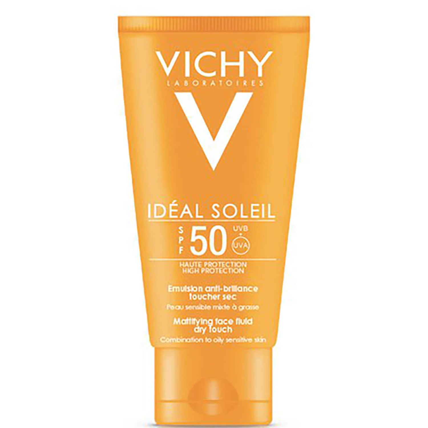 Vichy Idéal Soleil Dry Touch Face Cream -aurinkosuojavoide, SPF 50, 50ml