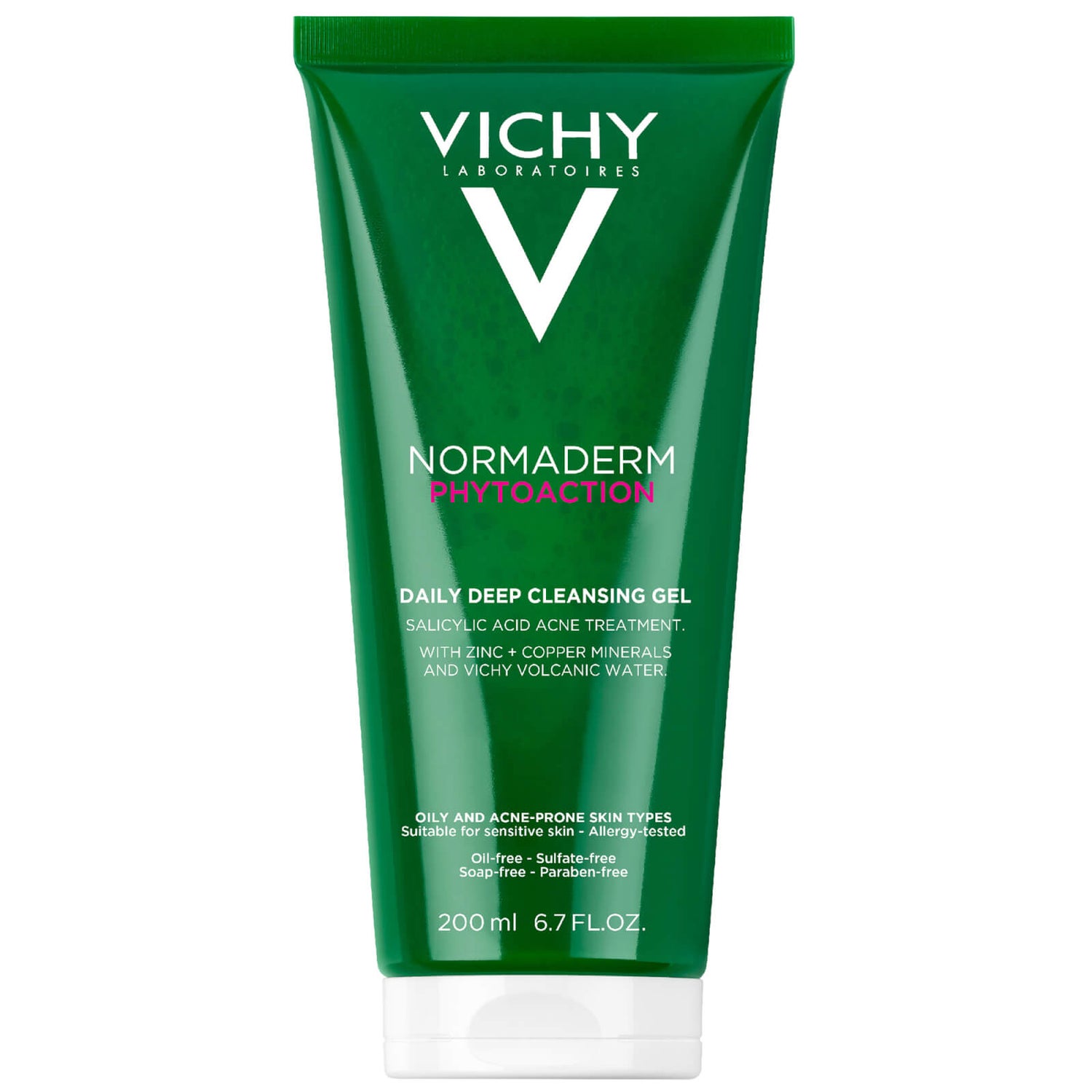 Vichy Normaderm PhytoAction Daily Deep Cleansing Gel Acne Wash (Various Sizes)