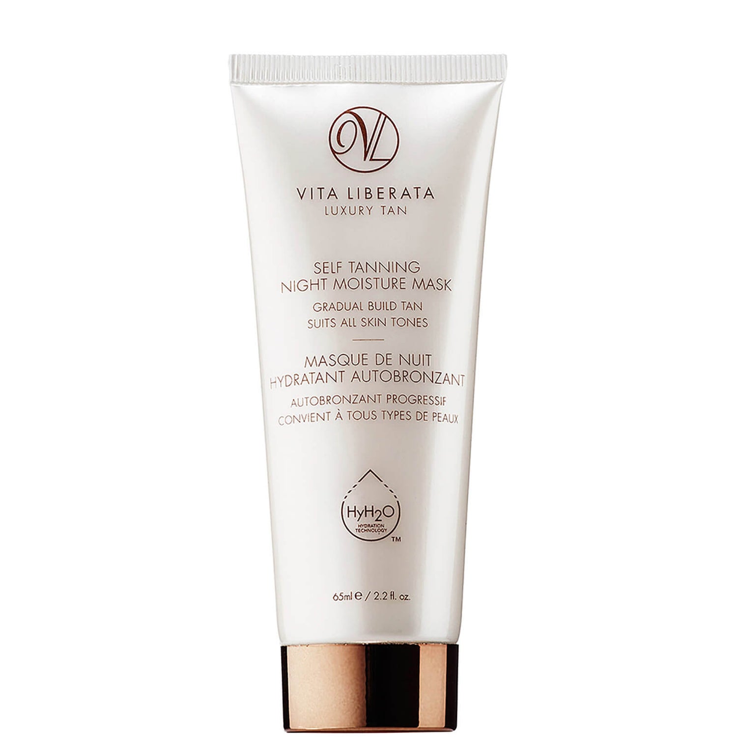 Masque hydratant auto-bronzant pour la nuit de Vita Liberata (65ml)