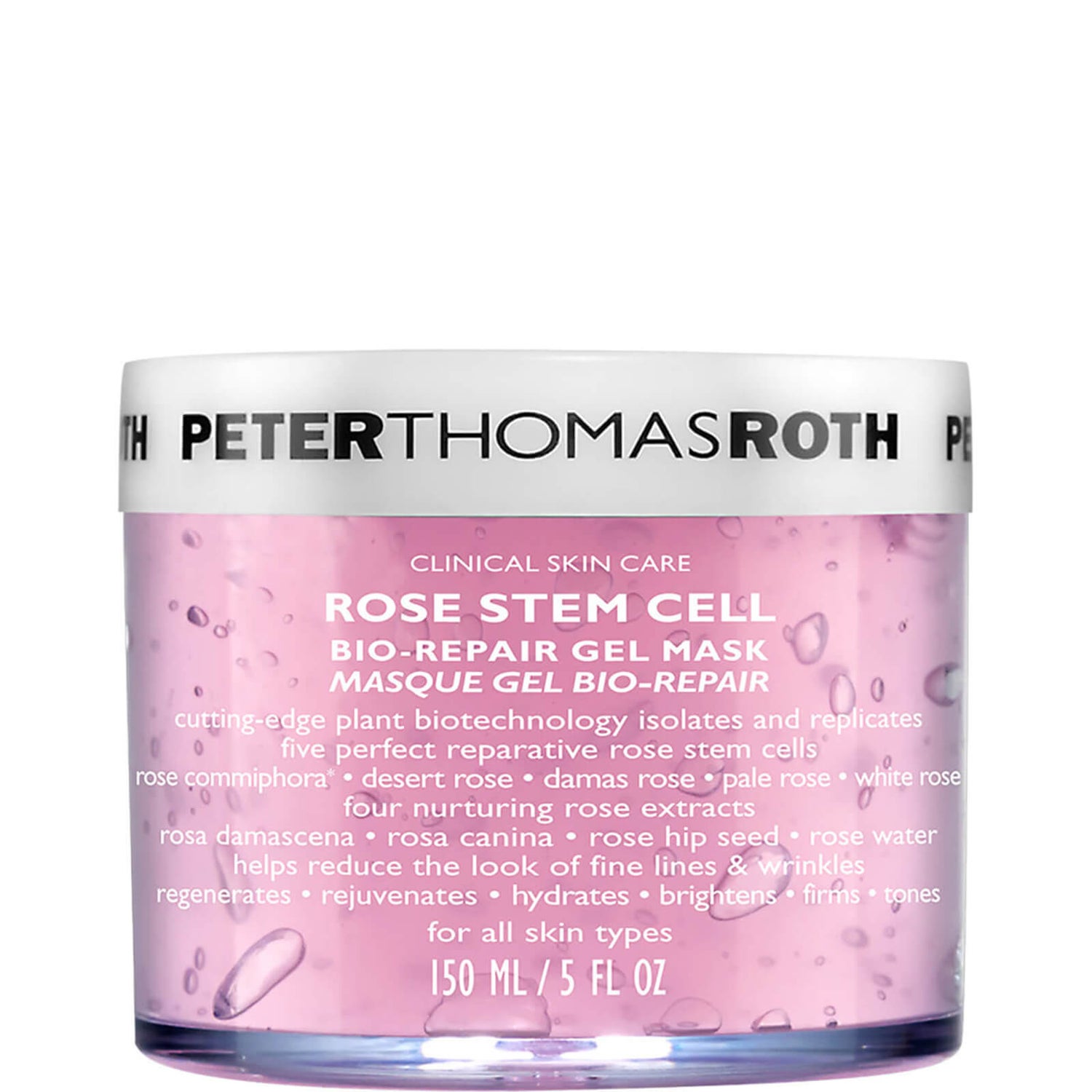 Células estaminais de rosa: Máscara em Gel Bio-Repair de Peter Thomas Roth