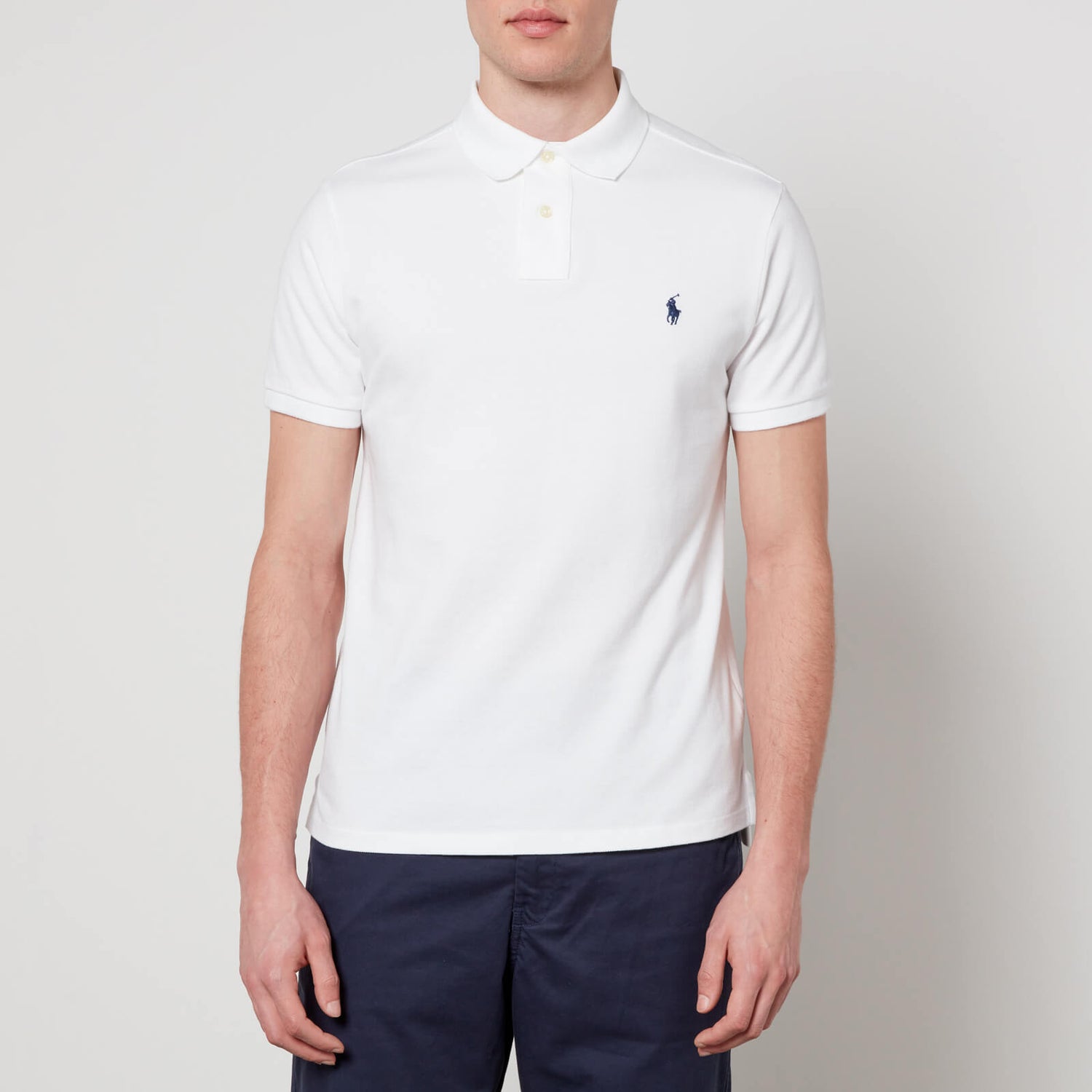 Polo Ralph Lauren Slim-Fit Poloshirt aus Piqué - White - S