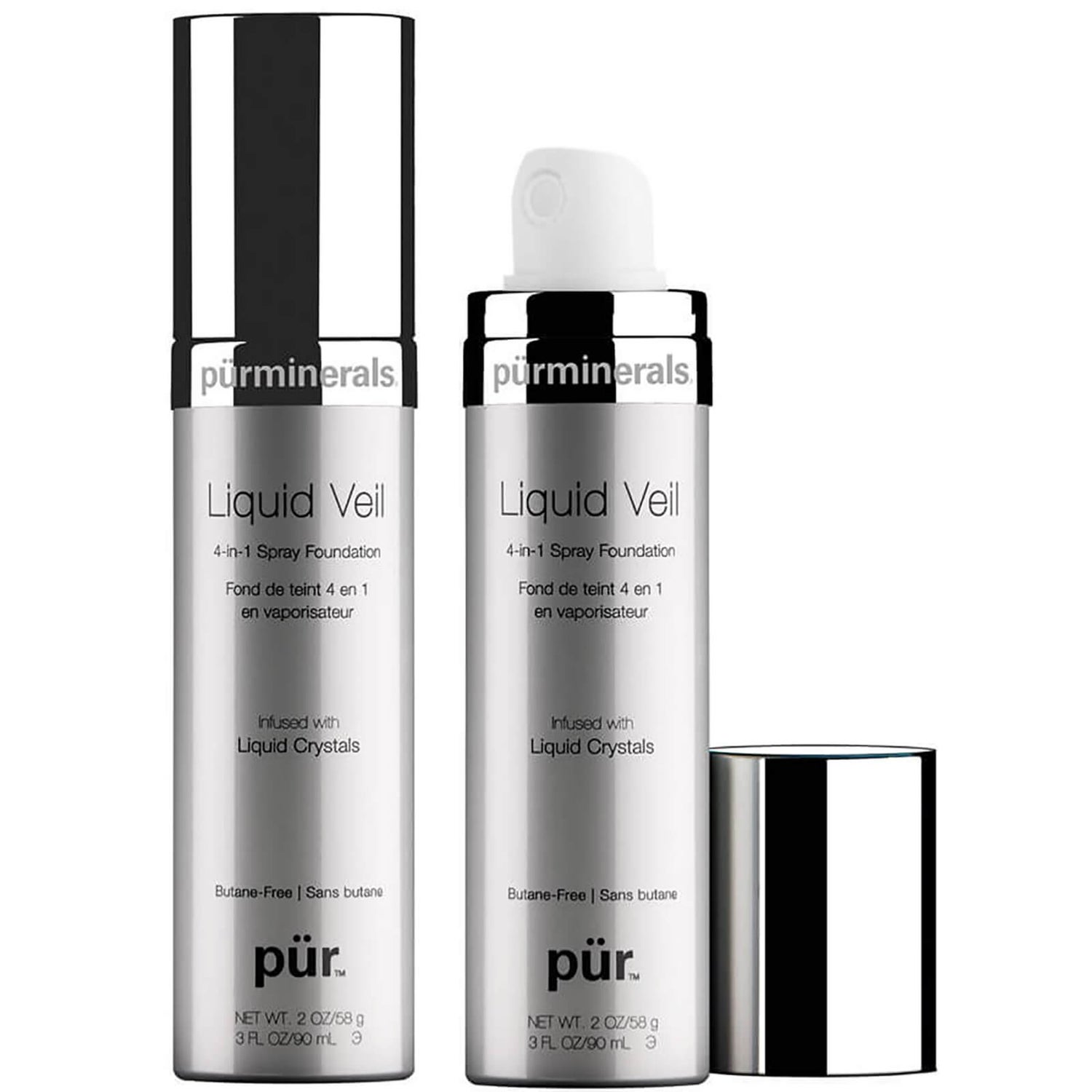 Жидкая тональная основа PUR Summer Collection Liquid Veil 4in1 Spray Foundation