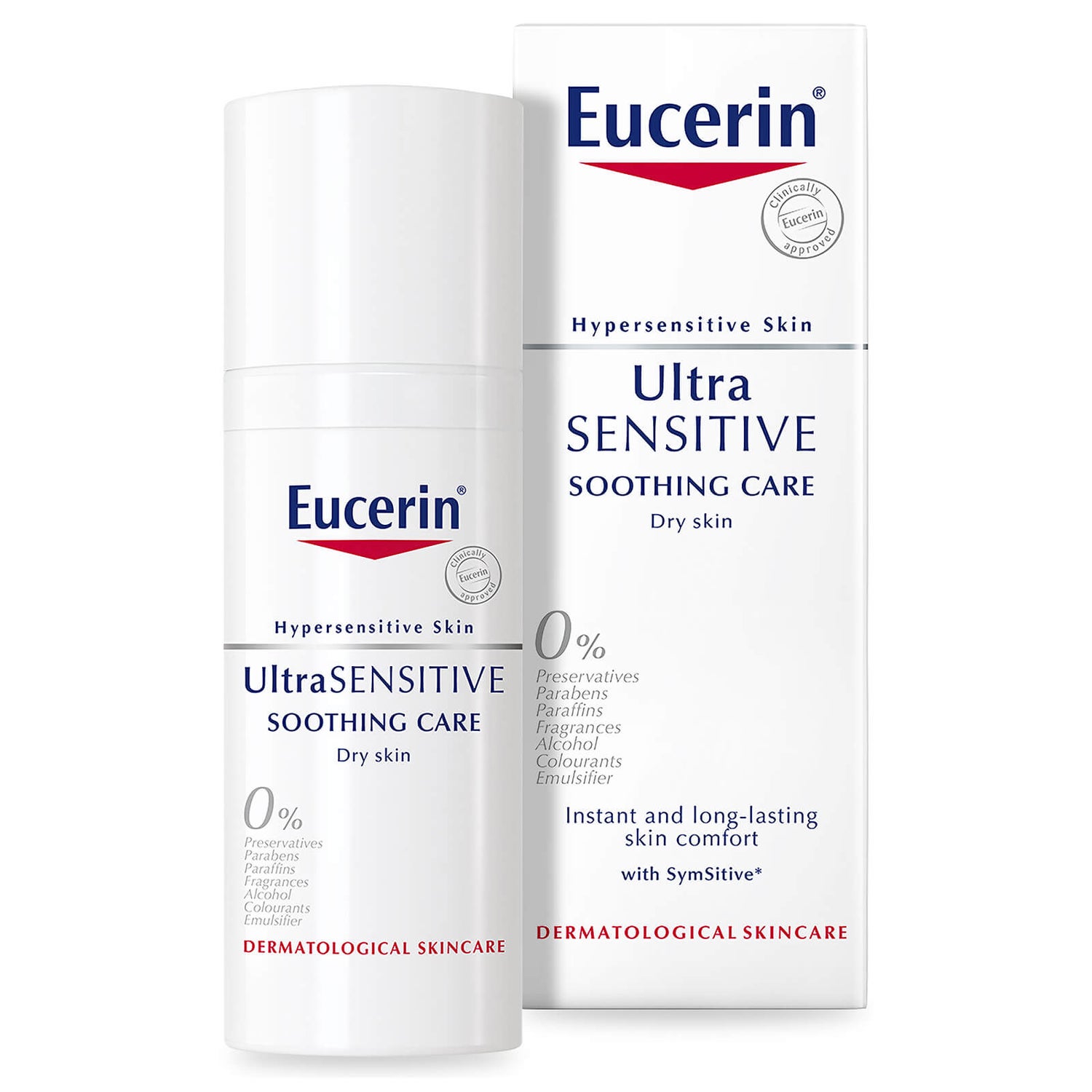 Eucerin® Hypersensitive Soin apaisant ultra sensible peaux hypersensibles (50ml)