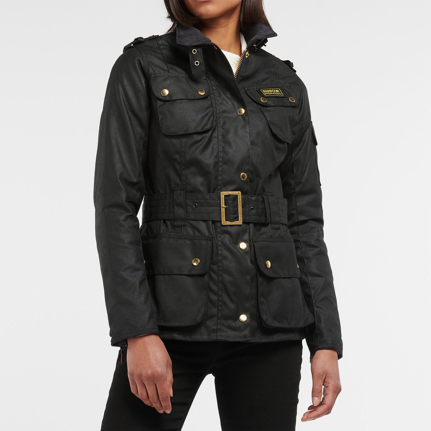 Barbour International Women's Ladies International Jacket - Black - UK 8