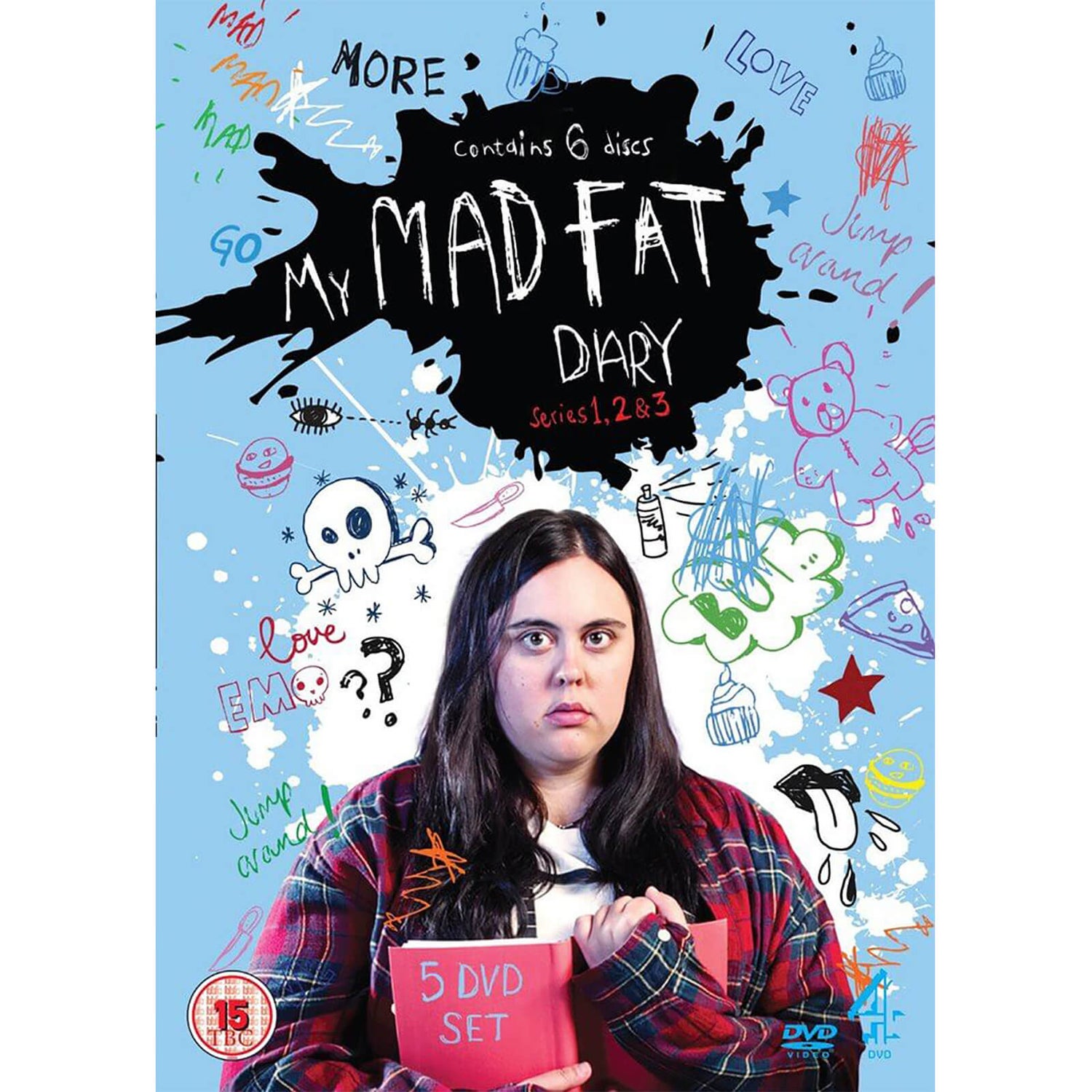(未使用･未開封品)　My Mad Fat Diary - Series 1-3 kmdlckf My Mad Fat Diary Series 1-3 DVD - Zavvi UK