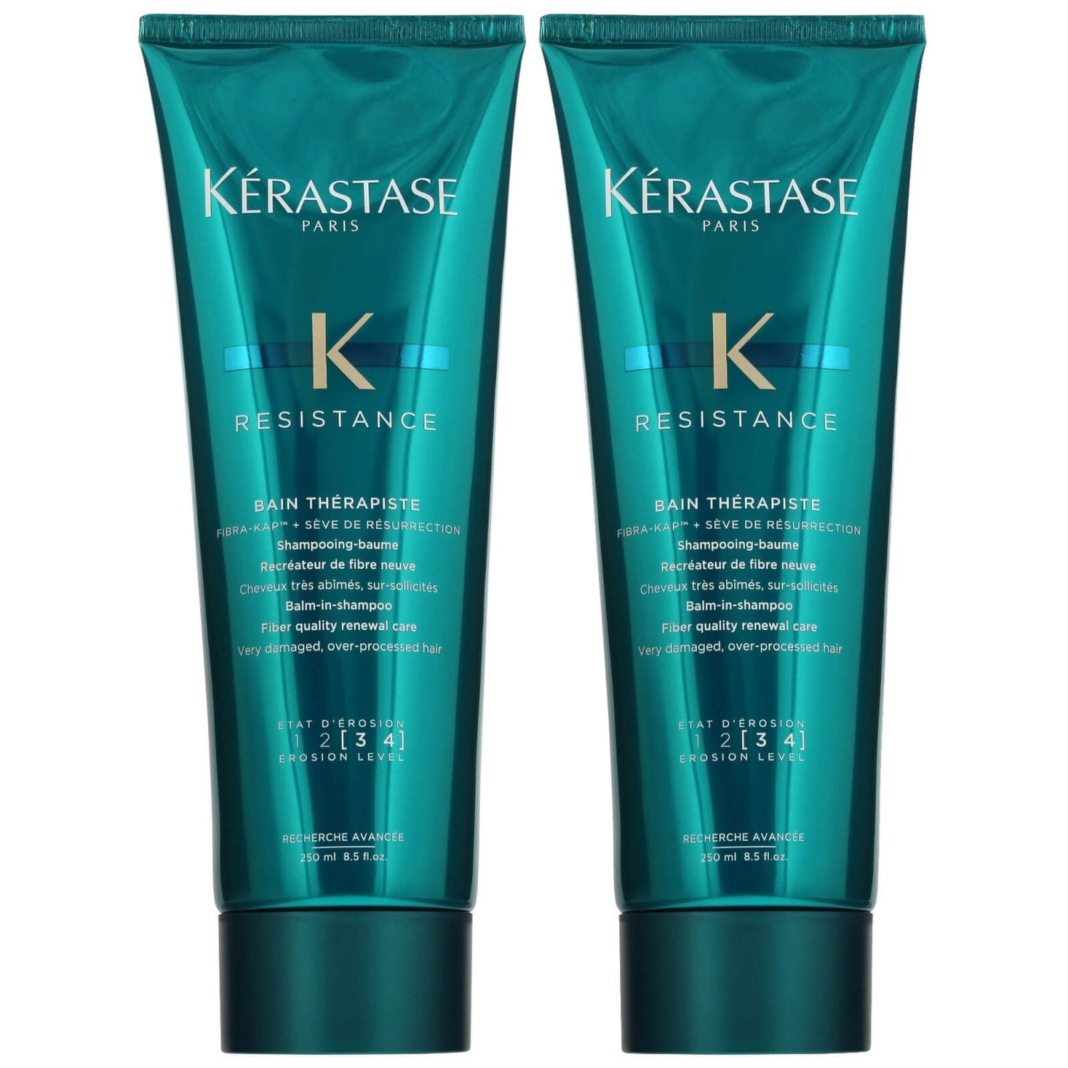 Ekspression korn Urter Kérastase Resistance Duo Set: Bain Thérapiste: Strengthening Shampoo 2 x  250ml - allbeauty