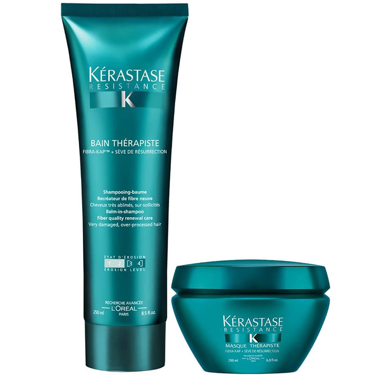 Kérastase Resistance Therapiste duo shampooing (250ml) et masque (200ml)