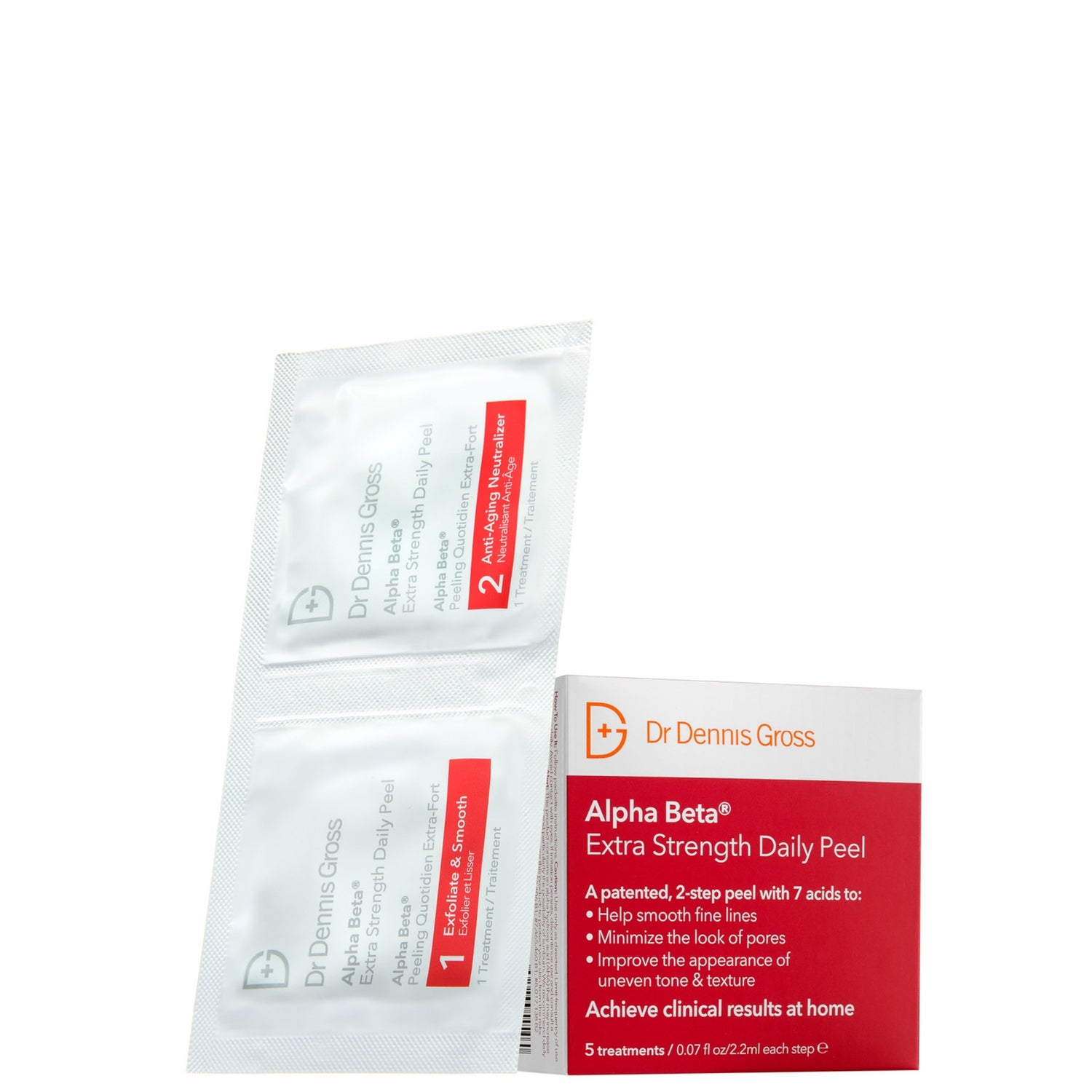 Dr Dennis Gross Extra Strength Alpha Beta Peel - (5 Packettes)