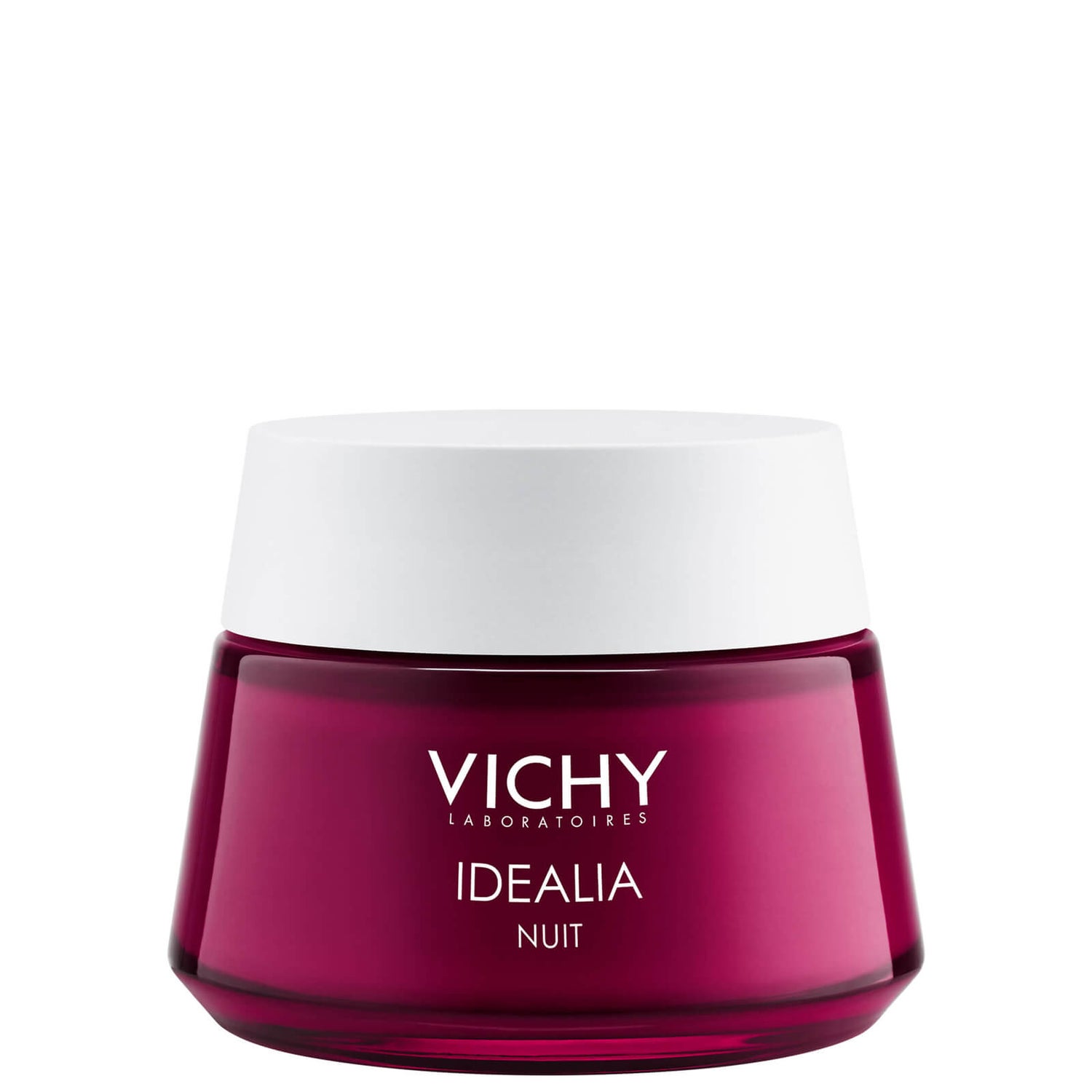 Vichy Idealia Night Recovery Anti-Aging Cream with Hyaluronic Acid and Caffeine (1.69 fl. oz.)