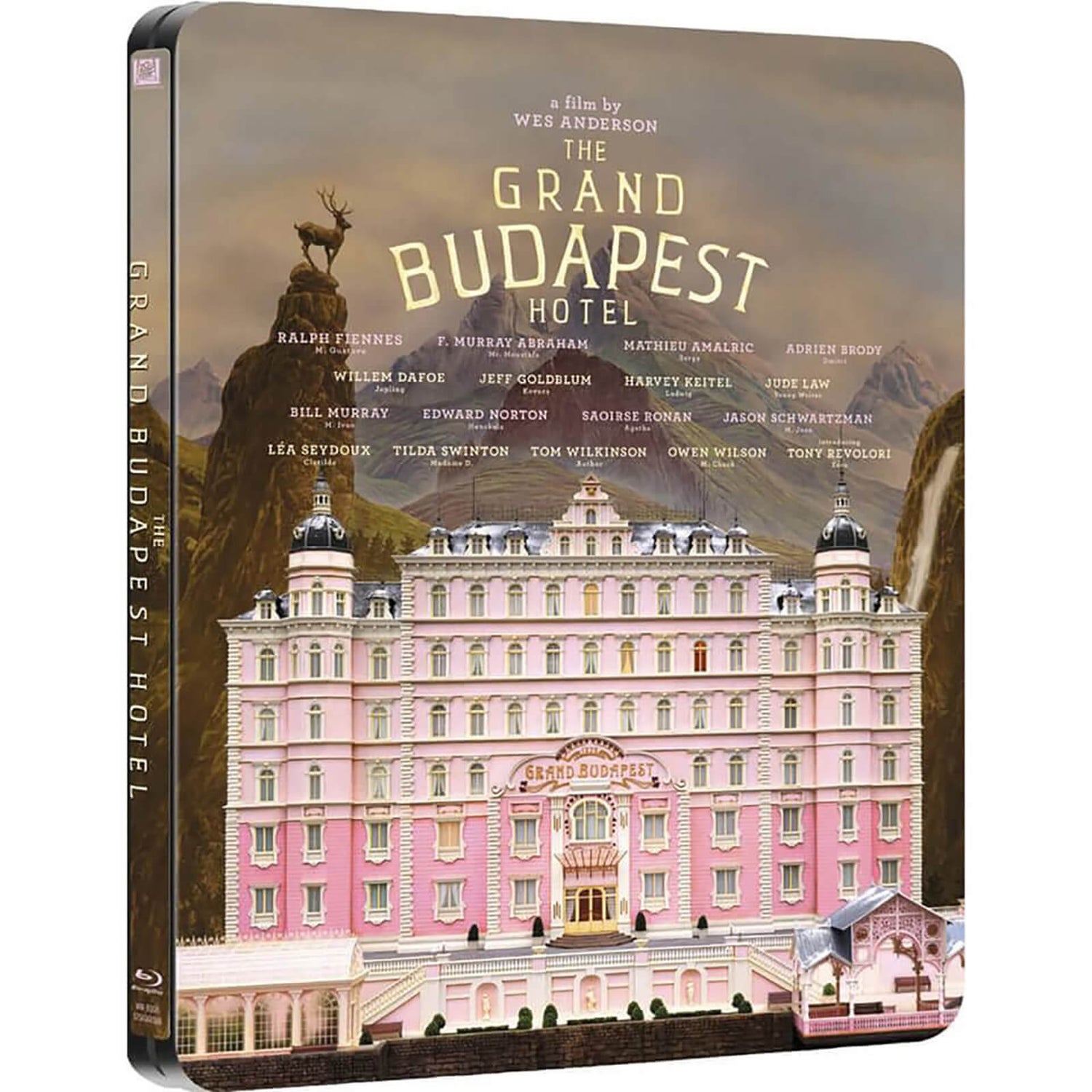 Grand Budapest Hotel - Zavvi UK Exclusive Limited Edition Steelbook (Limited to 2000 Copies)