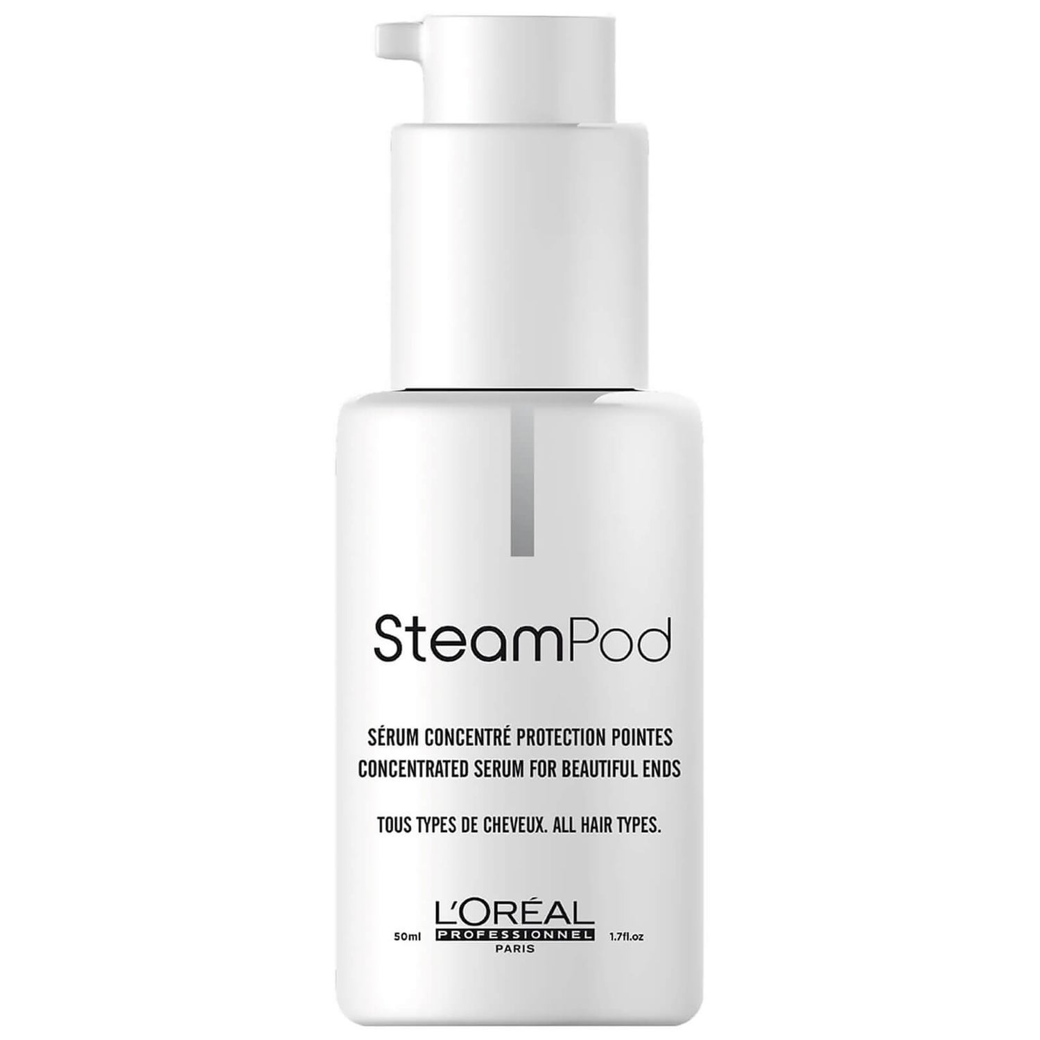 L'Oreal Professionnel Steampod Concentrated Serum for All Hair Types 50ml -  LOOKFANTASTIC