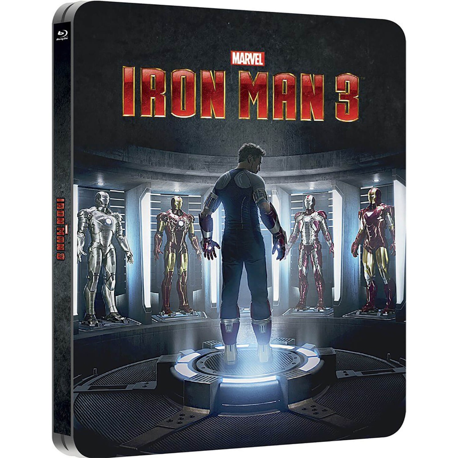 Zavvi　Exclusive　Blu-ray　2D　Steelbook　Version)　Edition　Lenticular　Zavvi　(Includes　3D　Man　Iron　UK