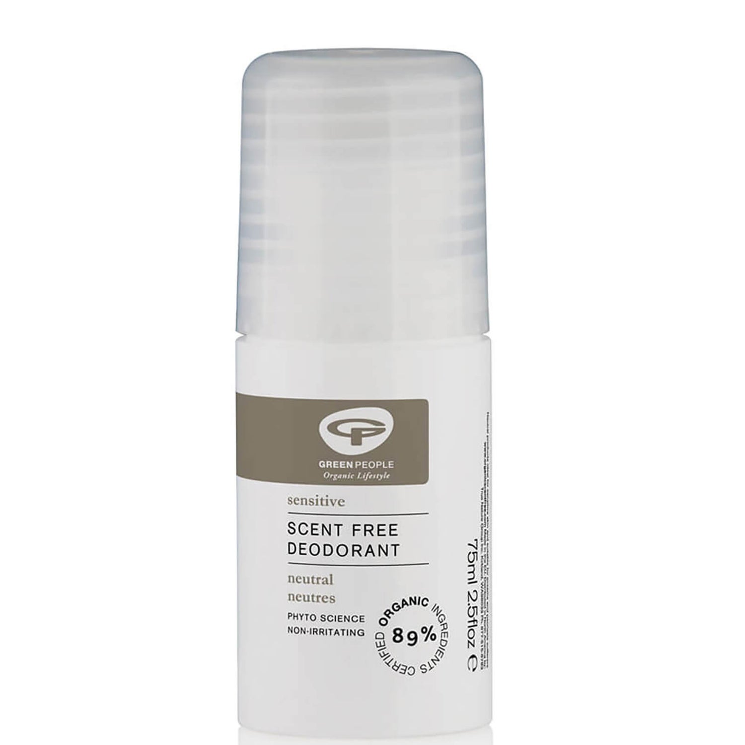 Green People中性/ Scent Free Deodorant（75ml）