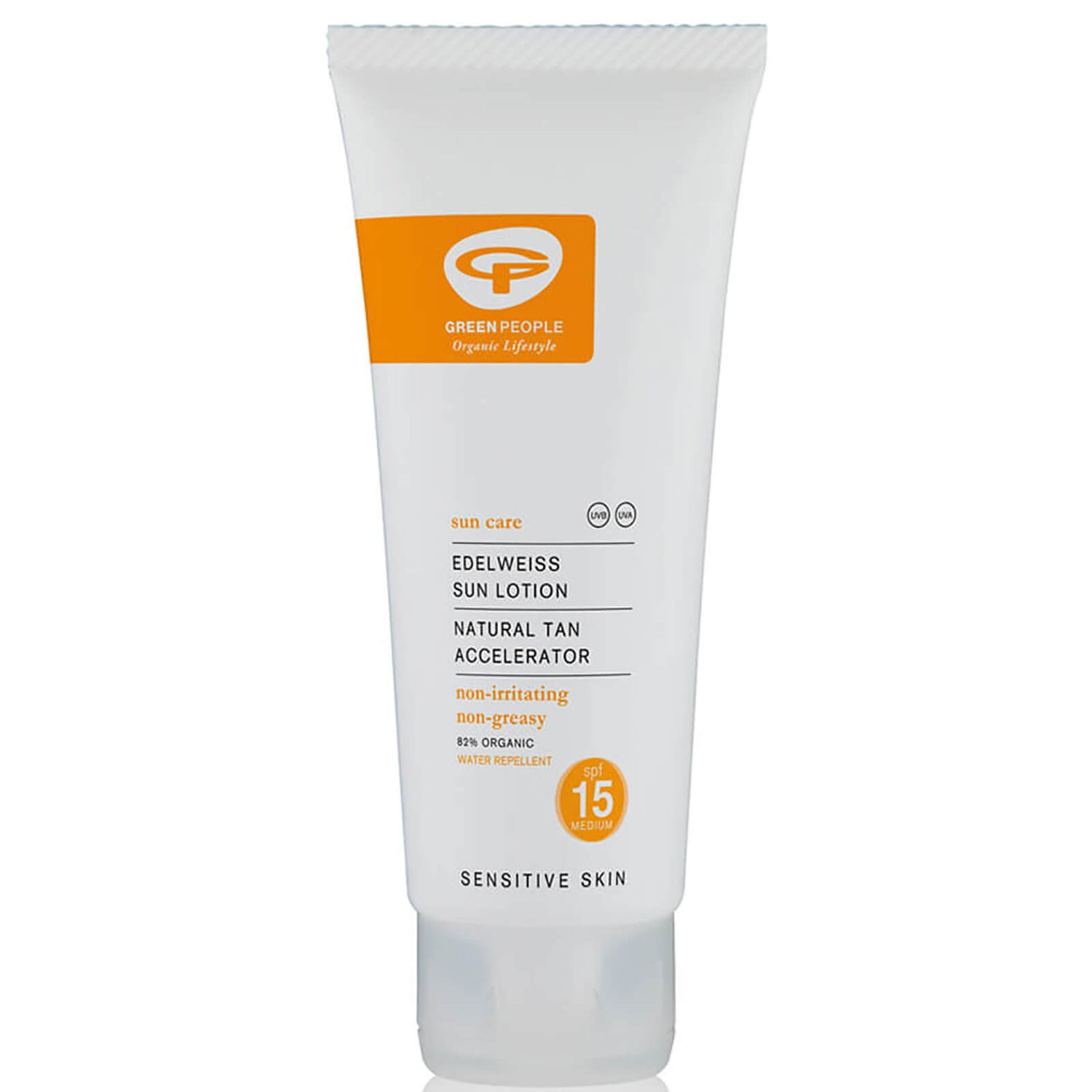 Green People Sun Lotion SPF15 With Sun Tan Accelerator – Resestorlek (100 ml)