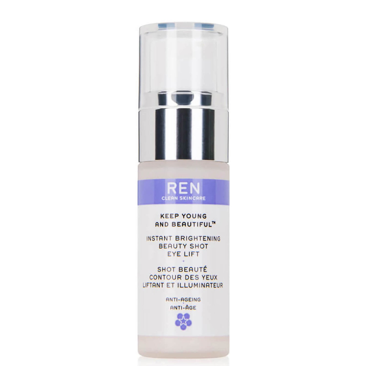REN Clean Skincare Keep Young And Beautiful Instant Brightening Beauty Shot Eye Lift (0.5 fl. oz.)