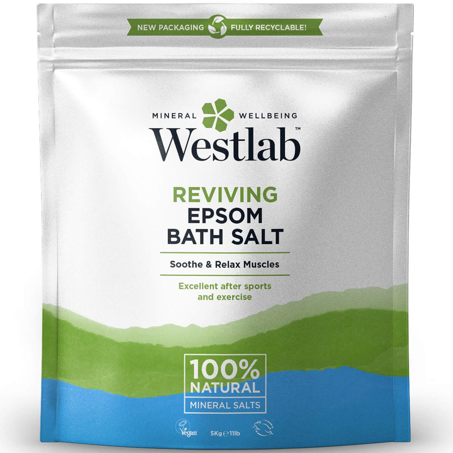 Westlab Epsom Salt 5kg (Worth $33)