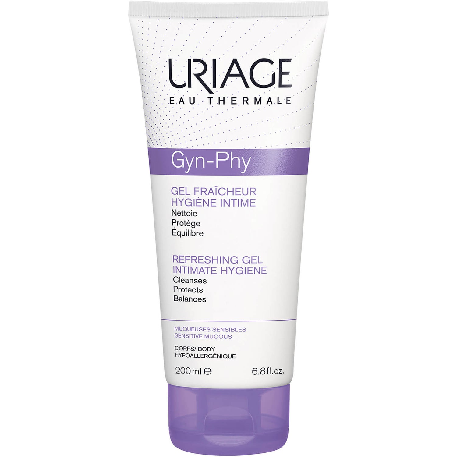 Gel nettoyant hygiène intime quotidienne Uriage Gyn-Phy (200ml)