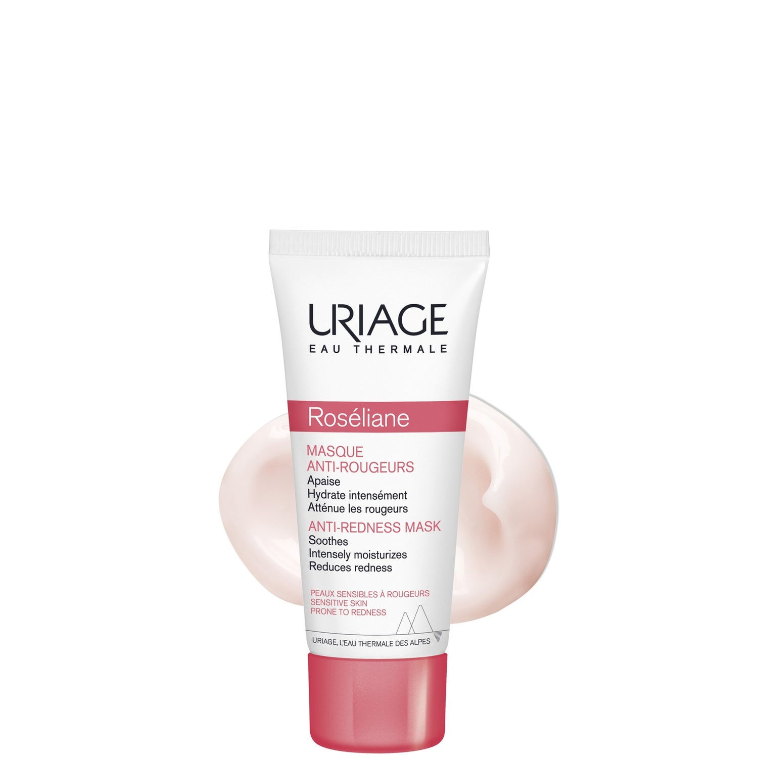 Uriage Roséliane Anti-Redness Mask -ihon punoitusta ehkäisevä kasvonaamio, 40ml
