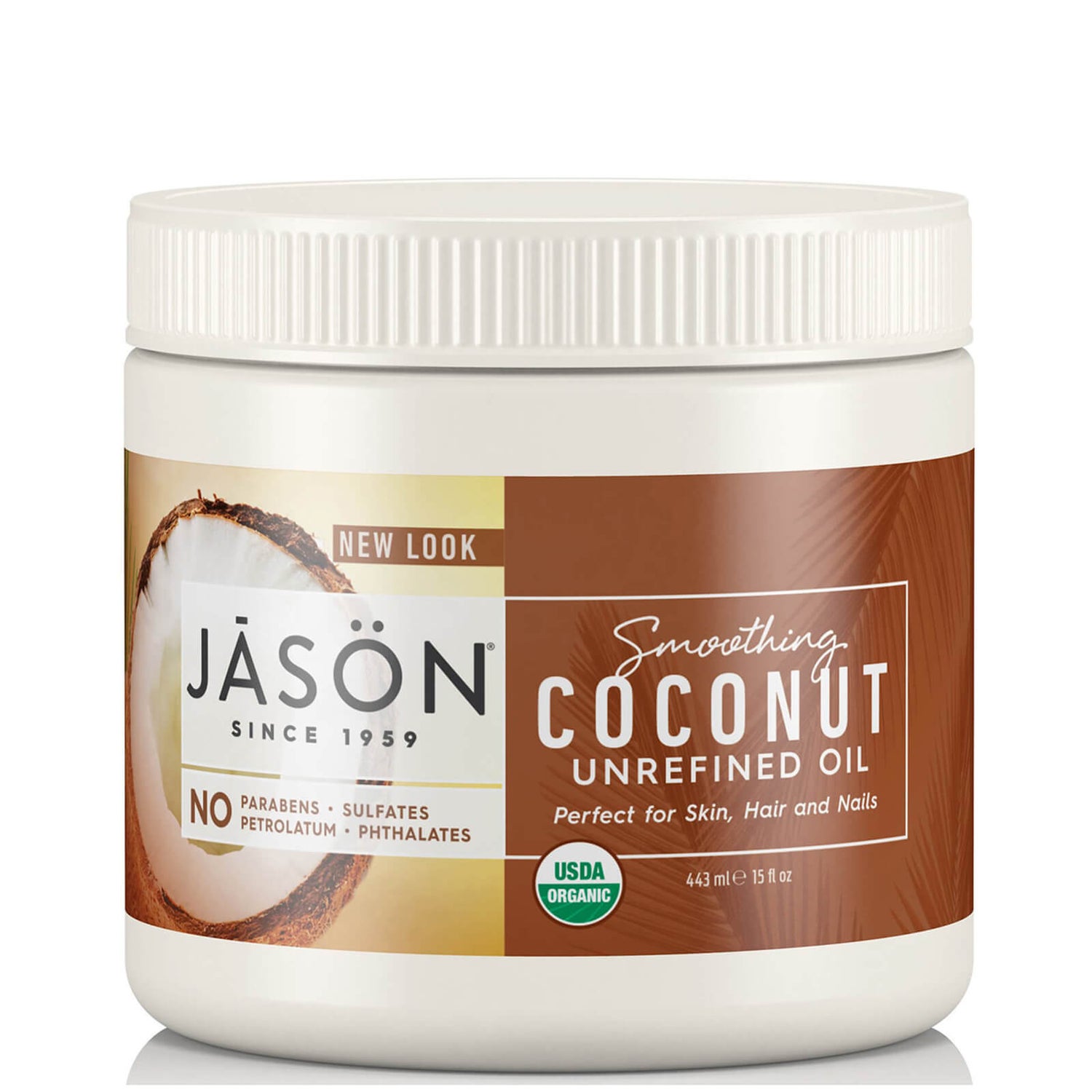 JASON Smoothing Organic Coconut Oil 443 ml