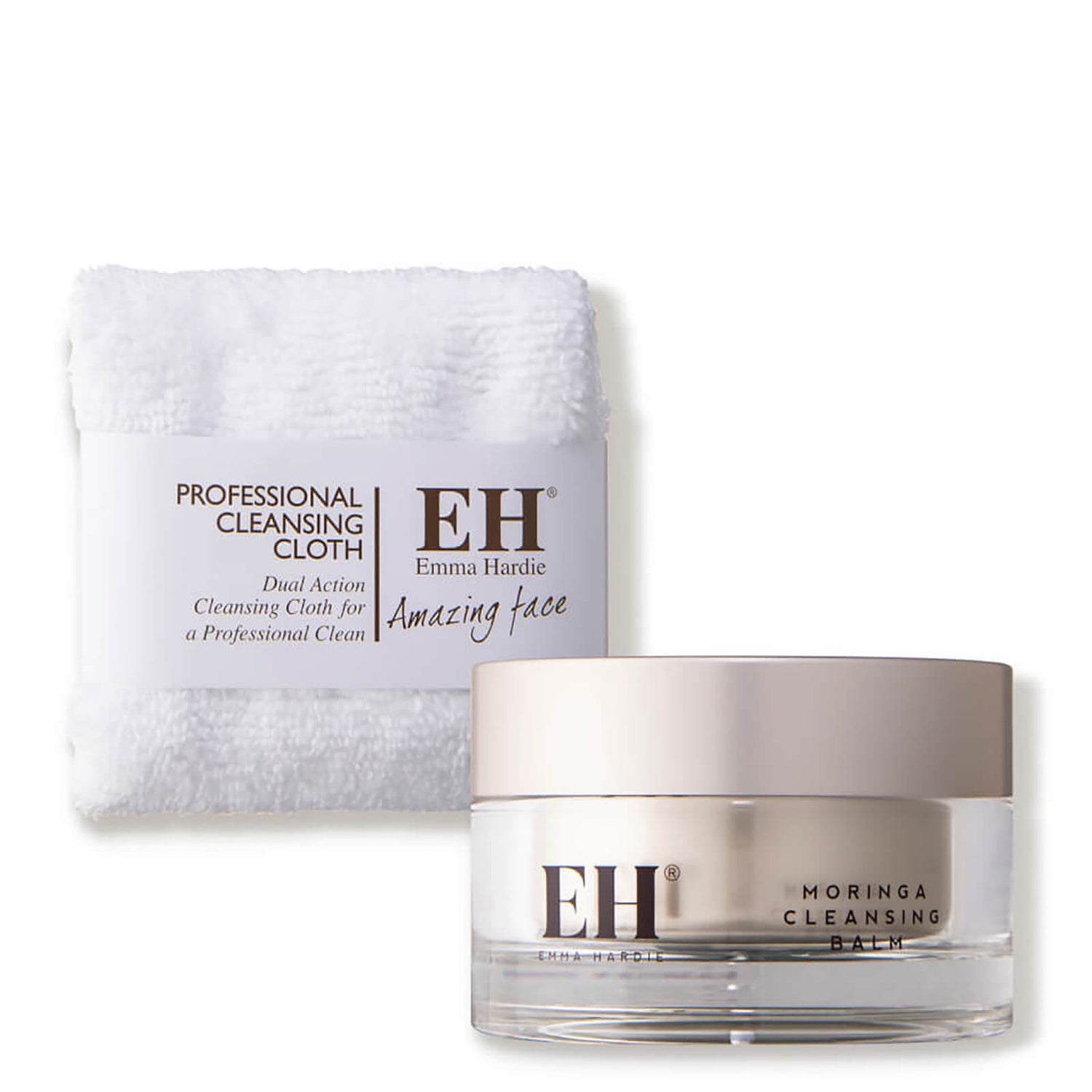 Emma Hardie Moringa Cleansing Balm with Professional Cleansing Cloth 100ml