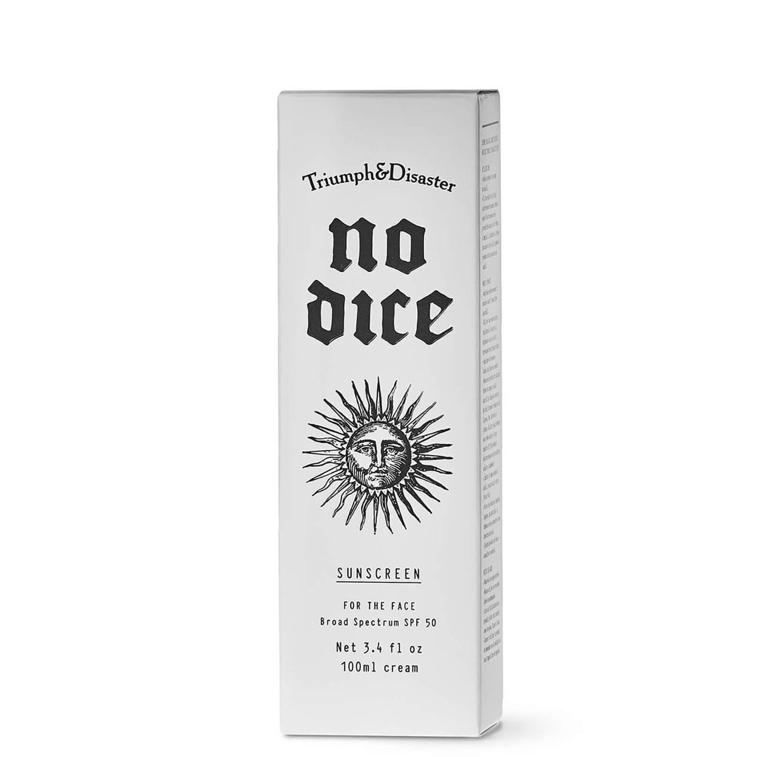 Protector Solar No Dice SPF 50 de Triumph & Disaster 100 ml