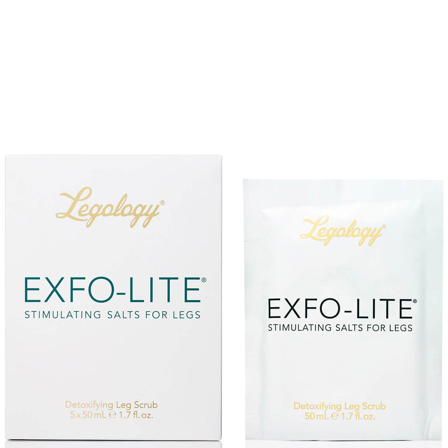 Legology Exfo-Lite Stimulating Salts For Legs 5 x 50ml