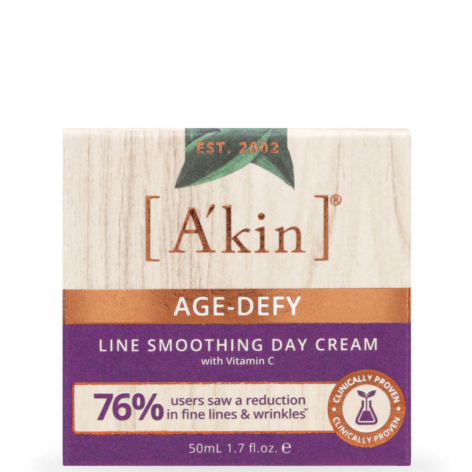 A'kin Age-Defy Line Smoothing Day Cream 50 ml