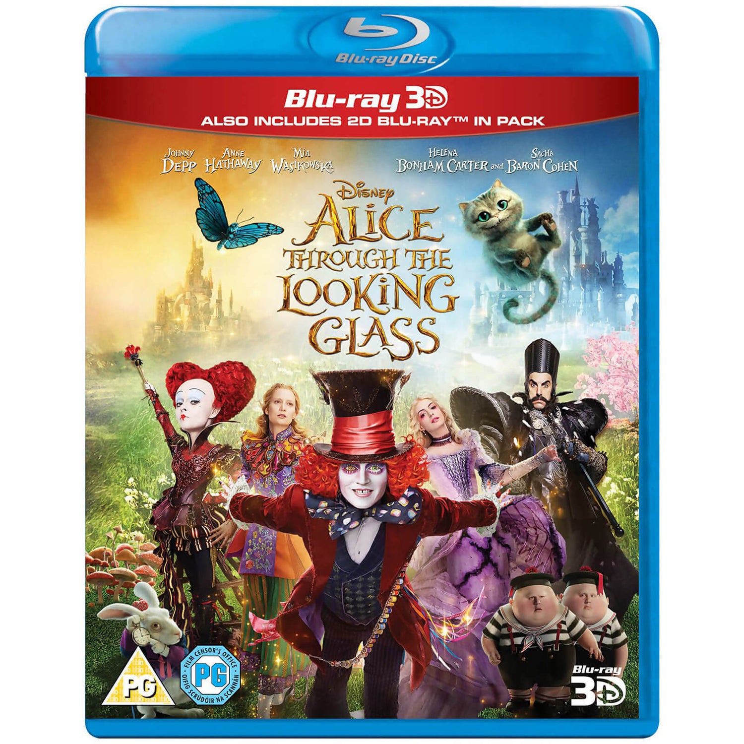 Alice Through The Looking Glass 3D (Includes 2D Version) Blu-ray - Zavvi UK