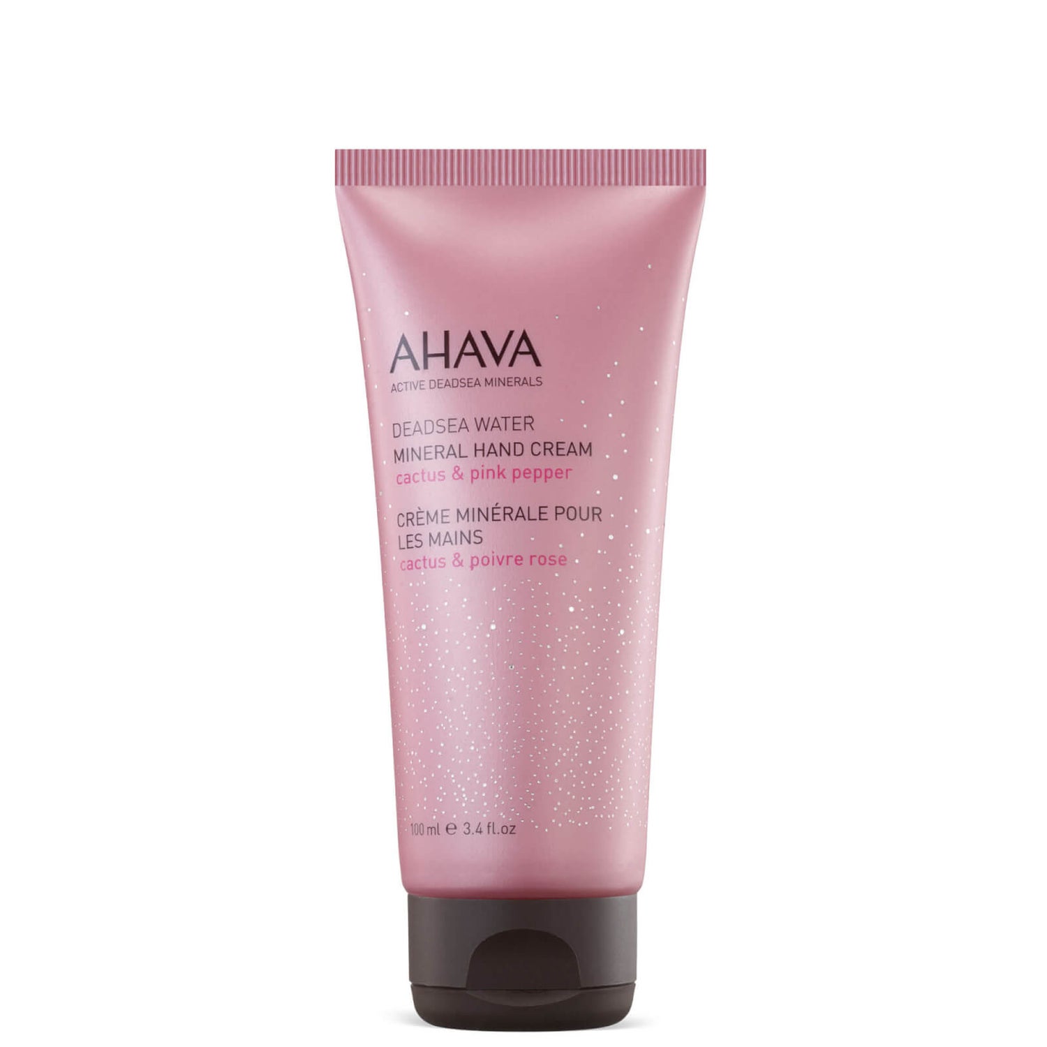Crema de manos Mineral de AHAVA - Cactus y pimienta rosa