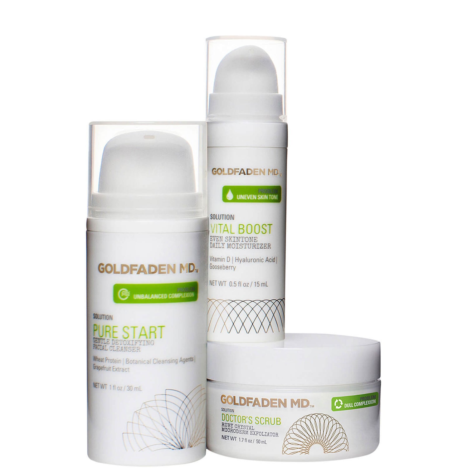 Goldfaden MD Radiant Skin Renewal Starter Kit (3 piece) - Dermstore