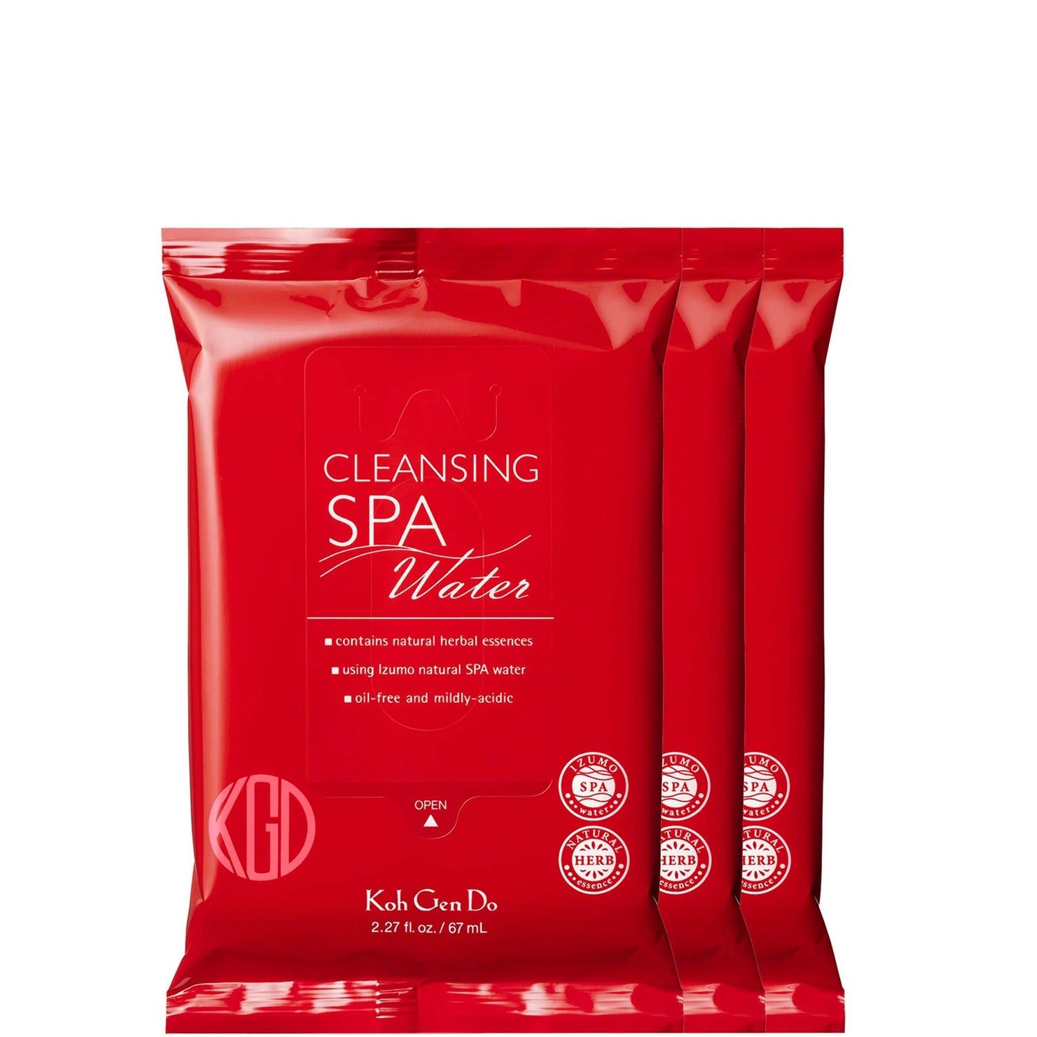 Koh Gen Do Cleansing Water Cloth 3 Pack