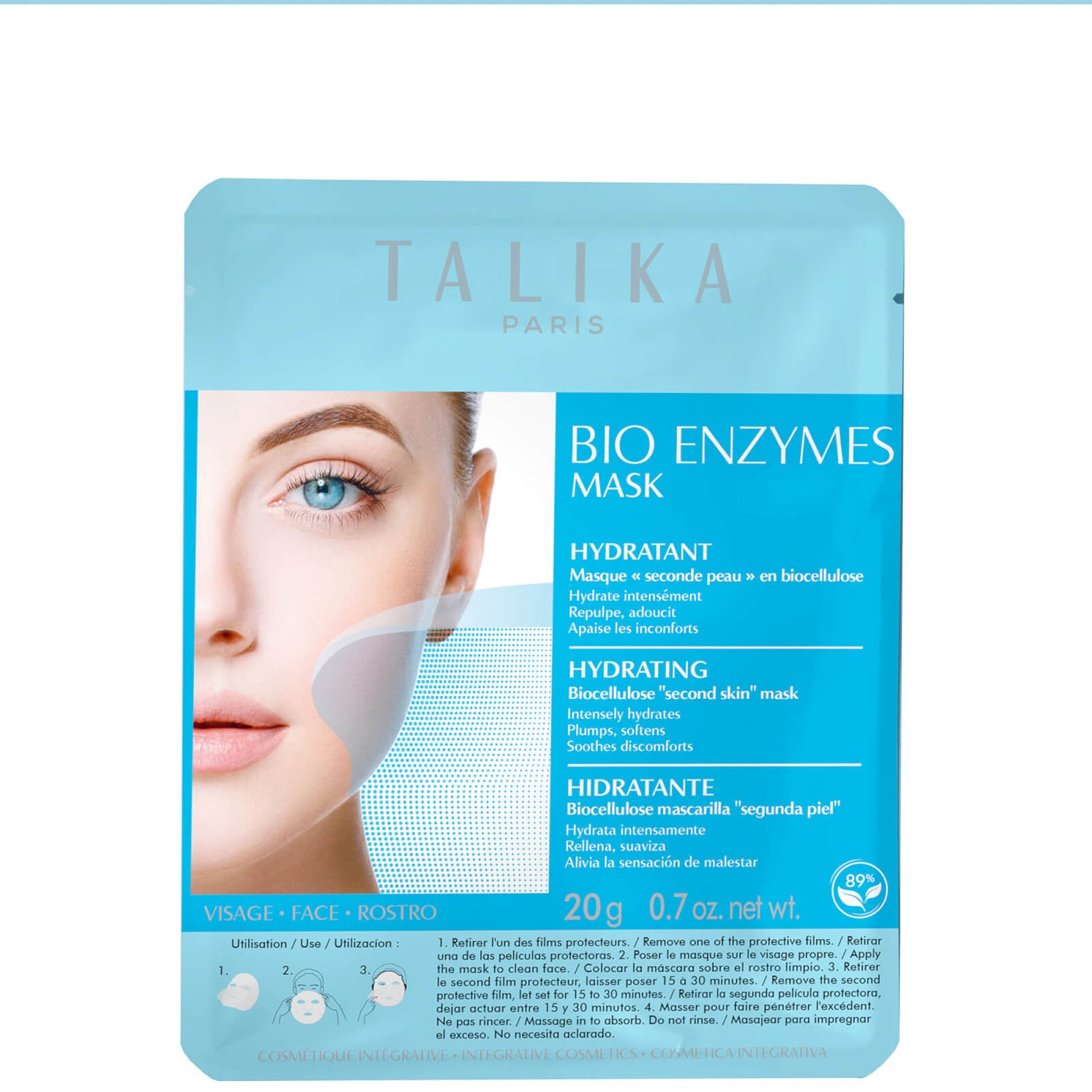 Máscara Bio Enzymes Hydrating da Talika 20 g
