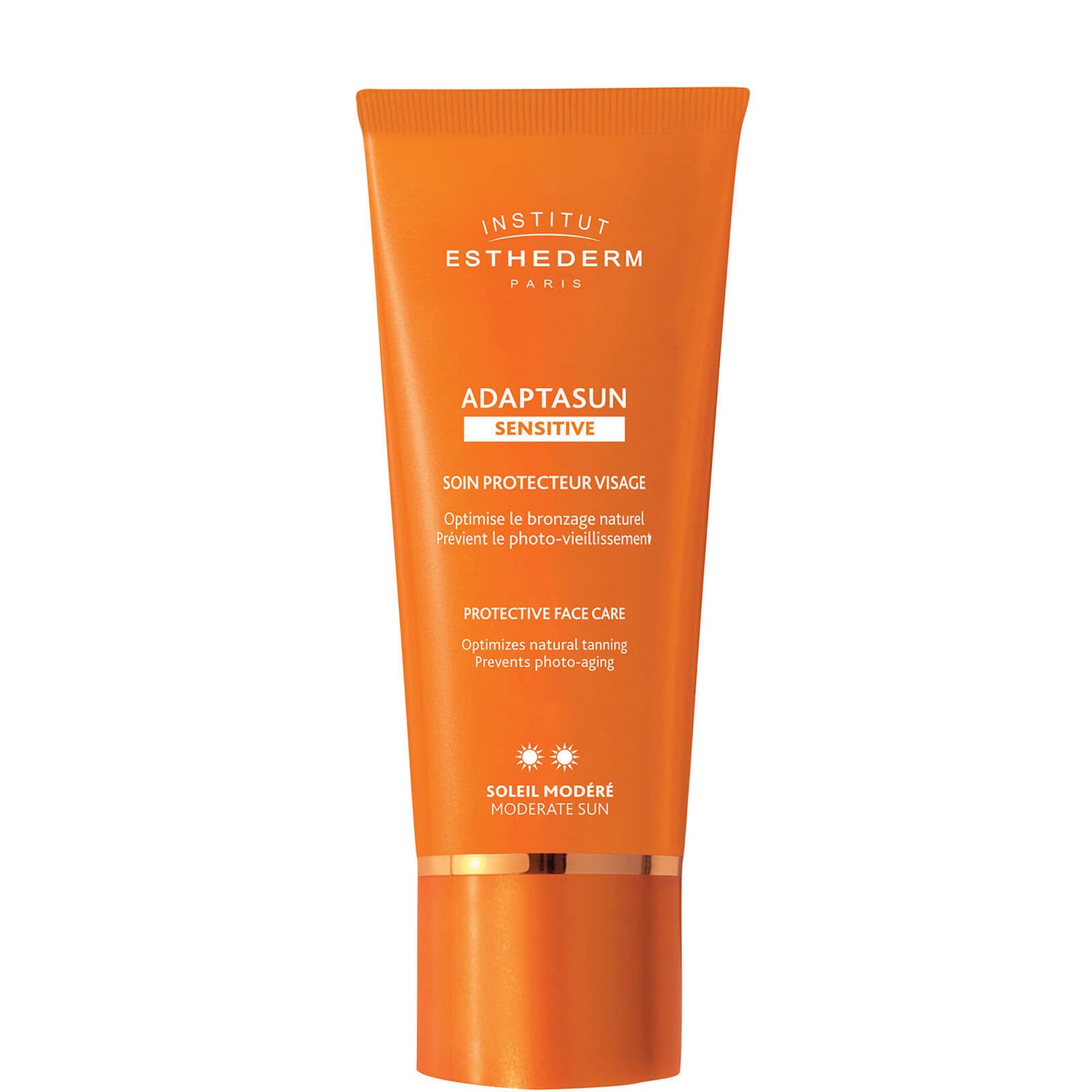 Institut Esthederm Adaptasun Sensitive Skin Face Cream -kasvovoide herkälle iholle 50ml, Moderate Sun