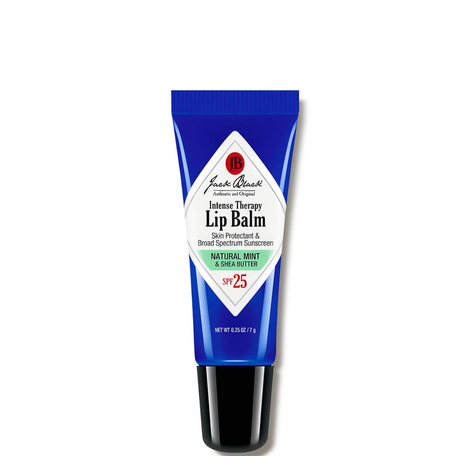 Jack Black Intense Therapy Lip Balm SPF 25 - Natural Mint Shea Butter (0.25 oz.)