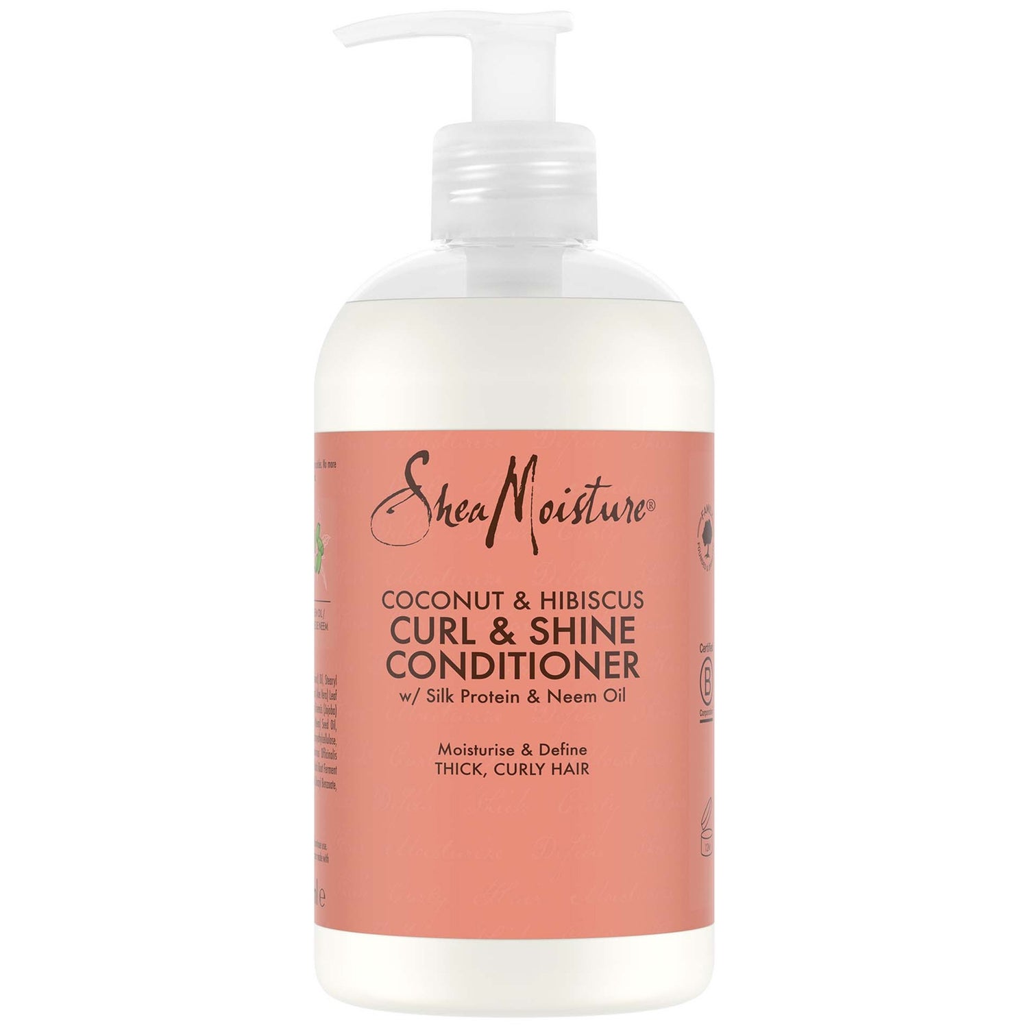 Condicionador de Coco e Hibisco Curl & Shine da Shea Moisture 384 ml